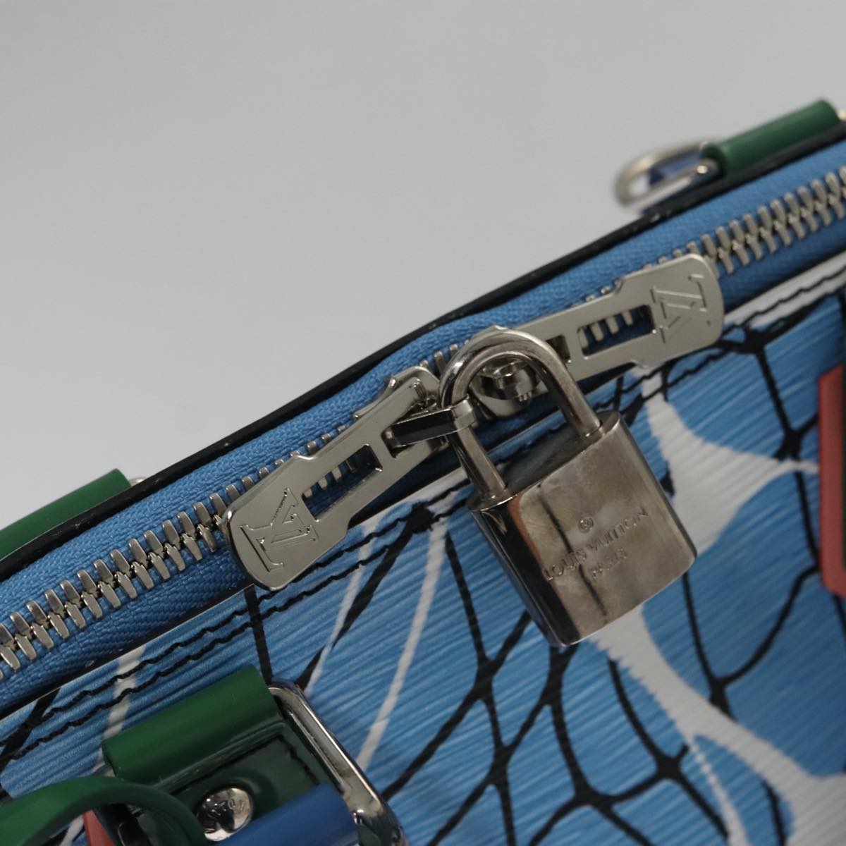 LOUIS VUITTON Epi Alma PM Hand Bag 2way Blue M41571 LV Auth 98199SAV
