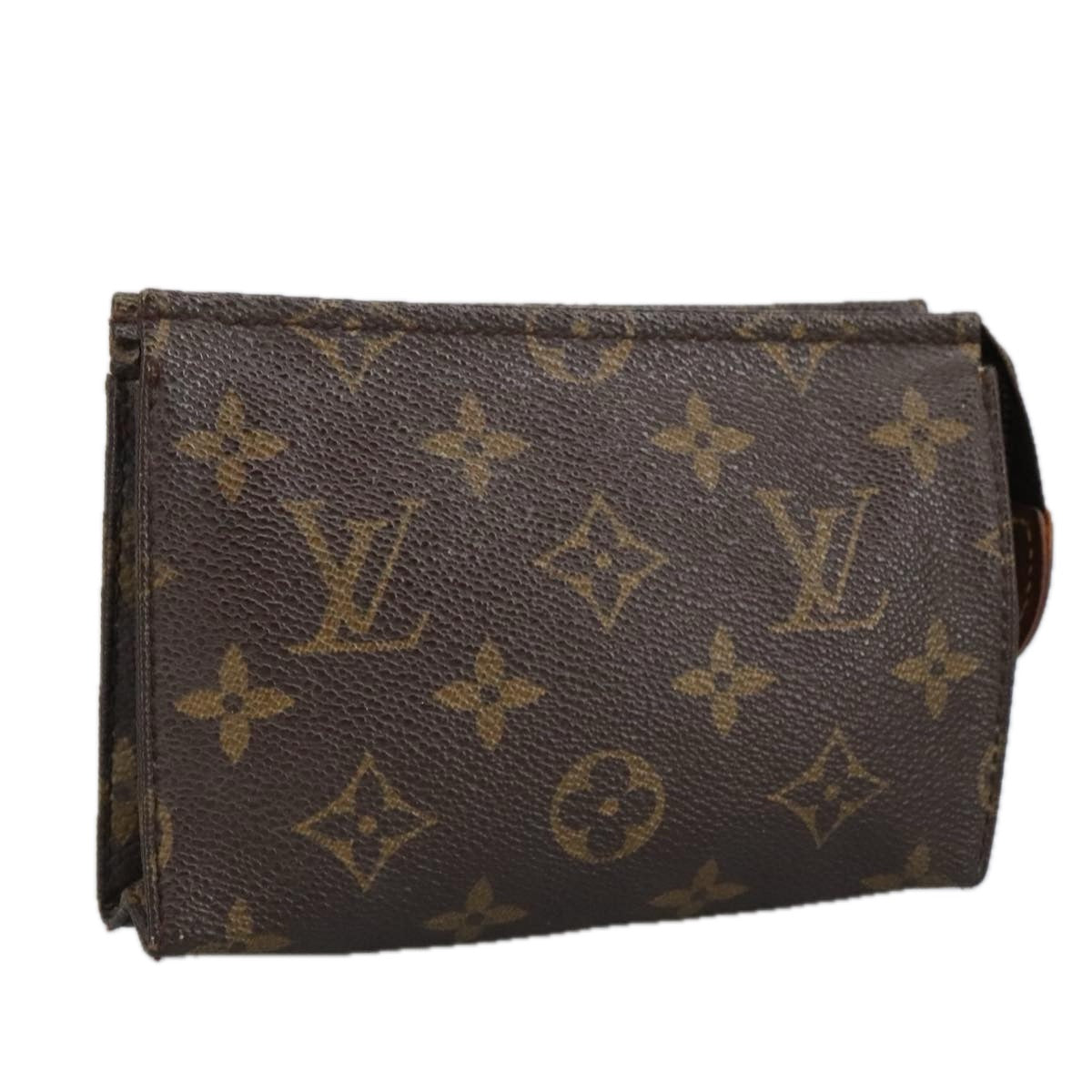 LOUIS VUITTON Monogram Poche Toilette 15 Pouch M47546 LV Auth 98202