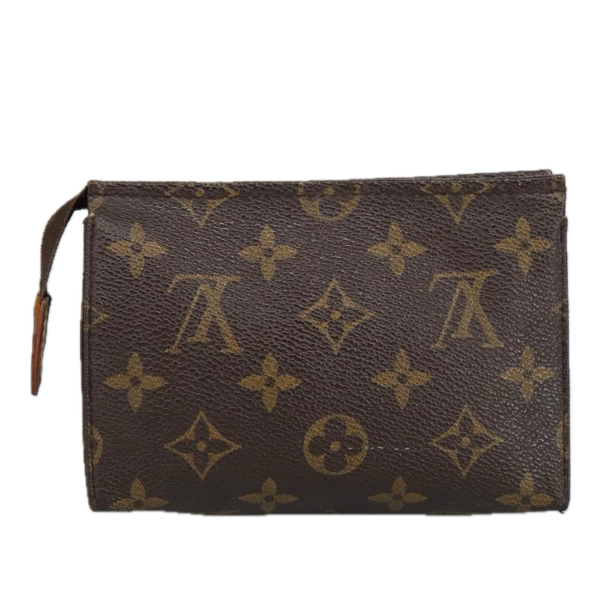 LOUIS VUITTON Monogram Poche Toilette 15 Pouch M47546 LV Auth 98202