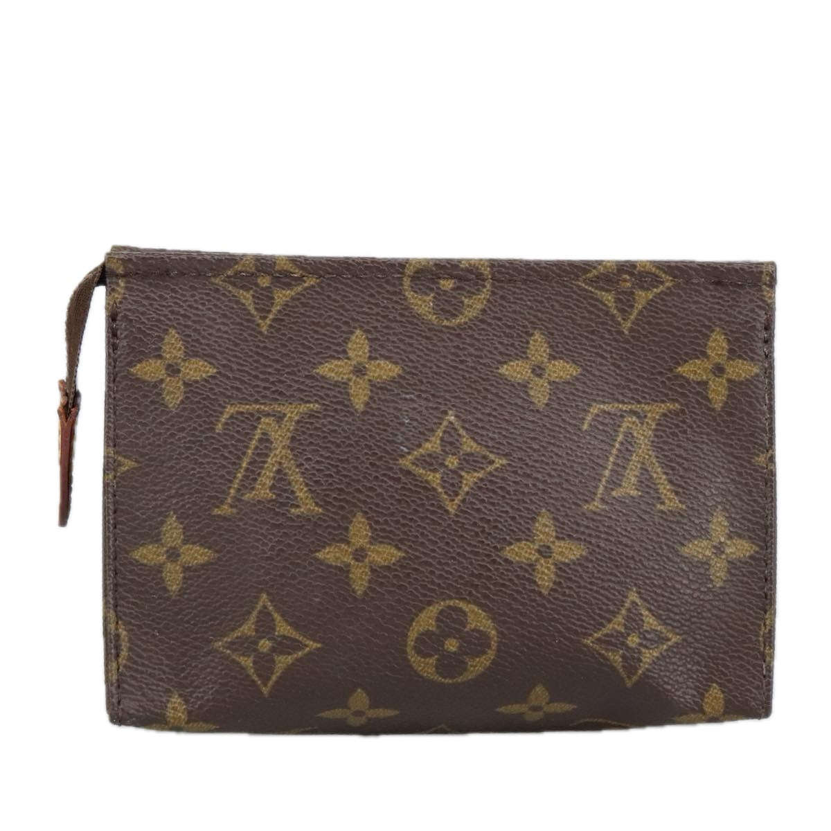 LOUIS VUITTON Monogram Poche Toilette 15 Pouch M47546 LV Auth 98203