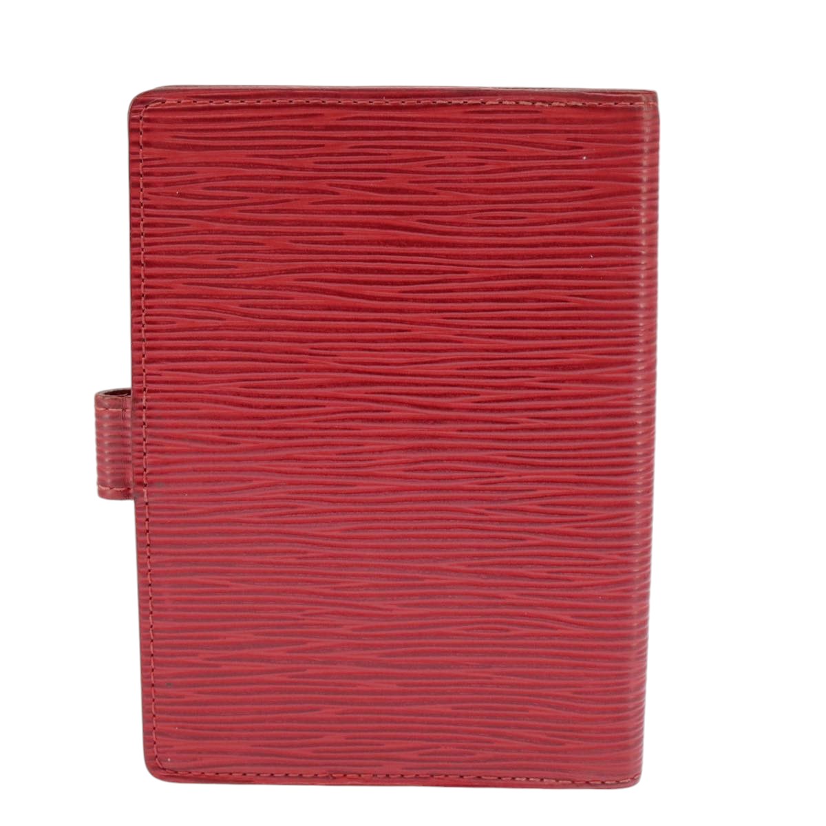 LOUIS VUITTON Epi Agenda PM Day Planner Cover Red R20057 LV Auth 98226
