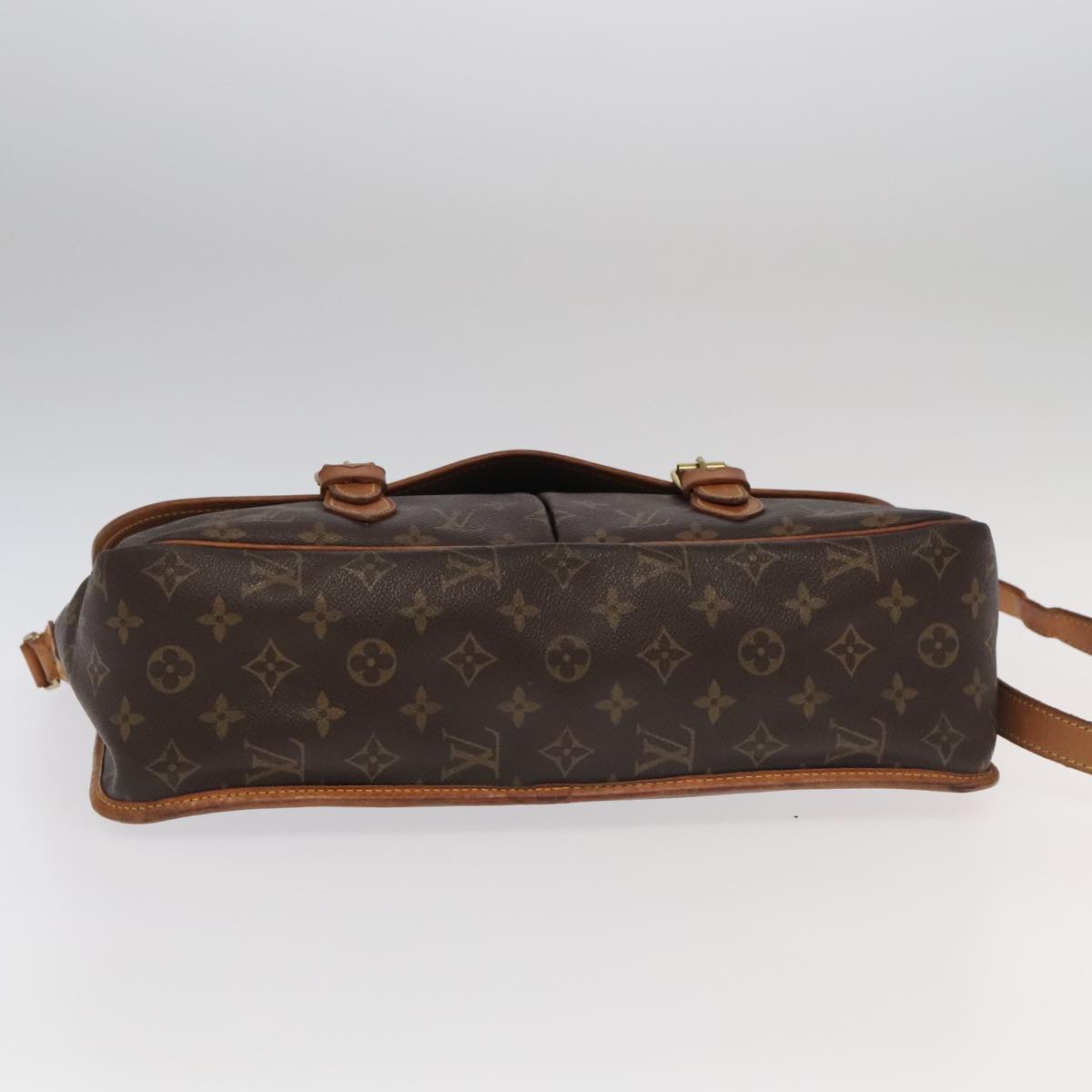 LOUIS VUITTON Monogram Gibeciere GM Shoulder Bag M42246 LV Auth 98294