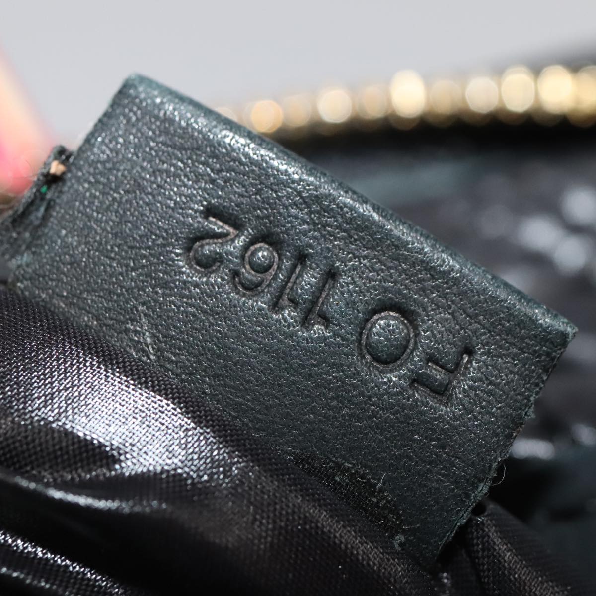 LOUIS VUITTON Vernis Dot Infinity Lockit MM Hand Bag M40681 LV Auth 98310V