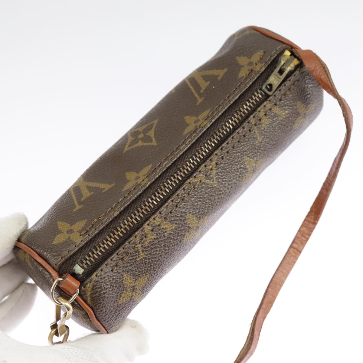 LOUIS VUITTON Monogram Papillon Pouch LV Auth 98312