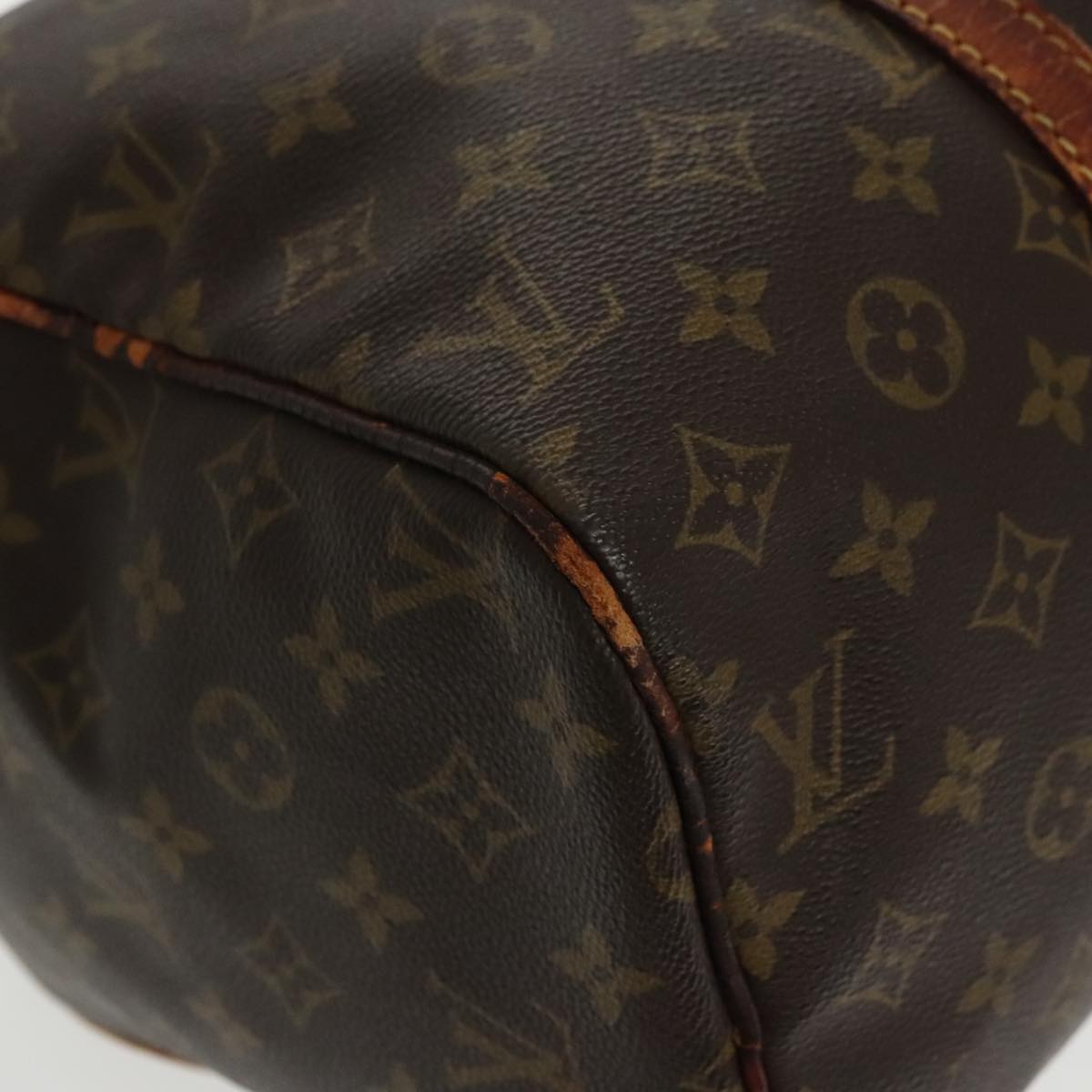 LOUIS VUITTON Monogram Sac Souple 35 Boston Bag M41626 LV Auth 98323