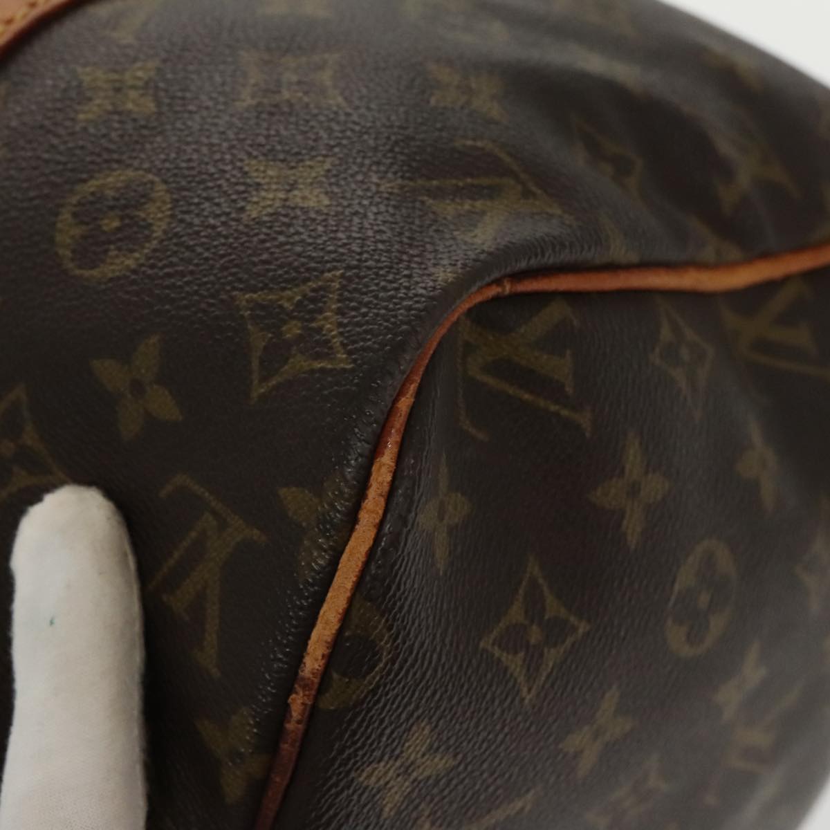 LOUIS VUITTON Monogram Sac Souple 35 Boston Bag M41626 LV Auth 98323