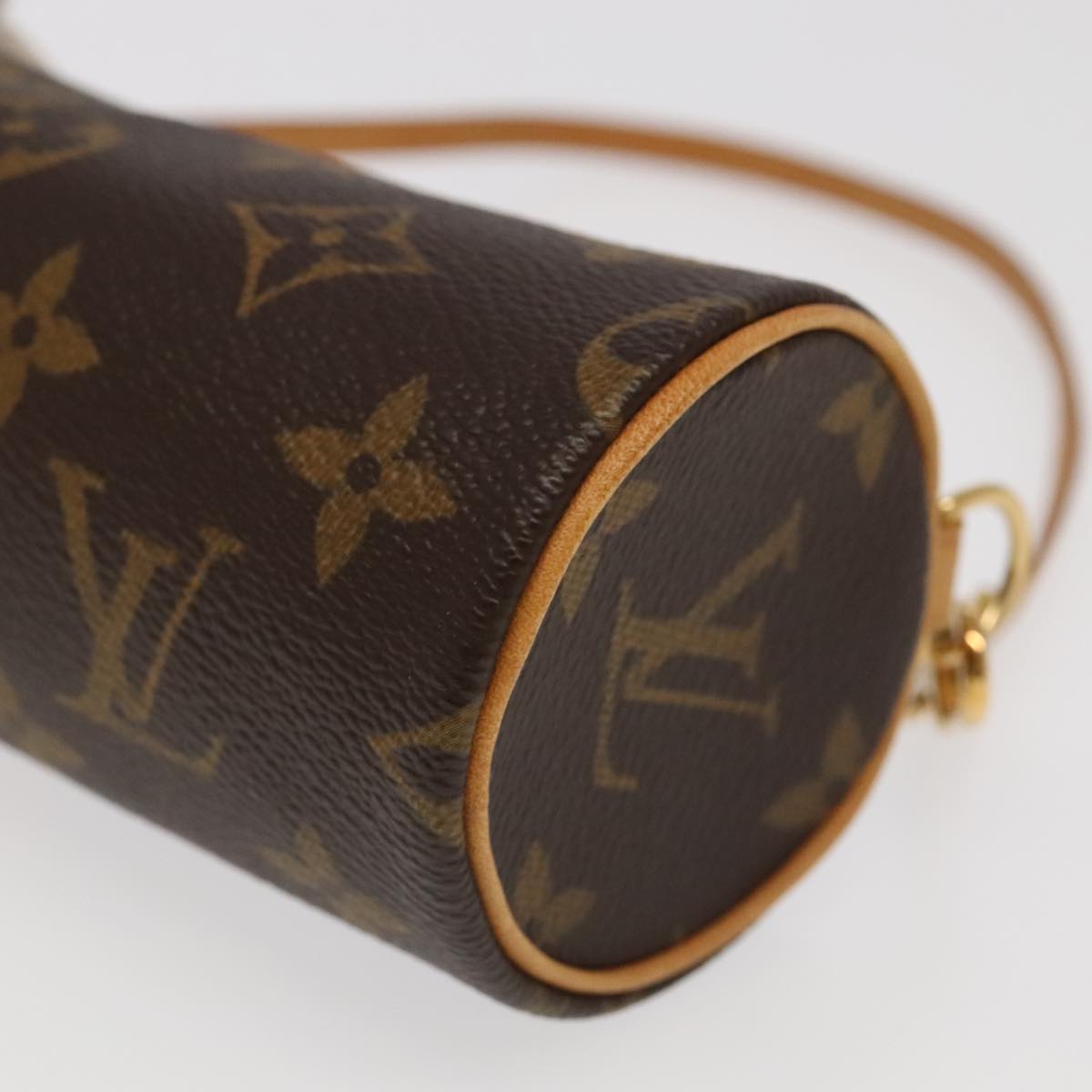 LOUIS VUITTON Monogram Papillon Pouch LV Auth 98347