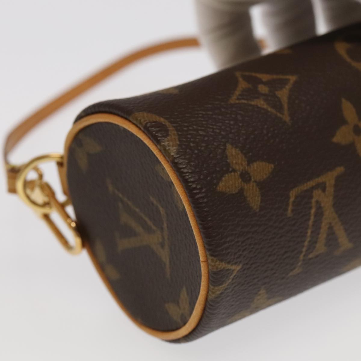 LOUIS VUITTON Monogram Papillon Pouch LV Auth 98347