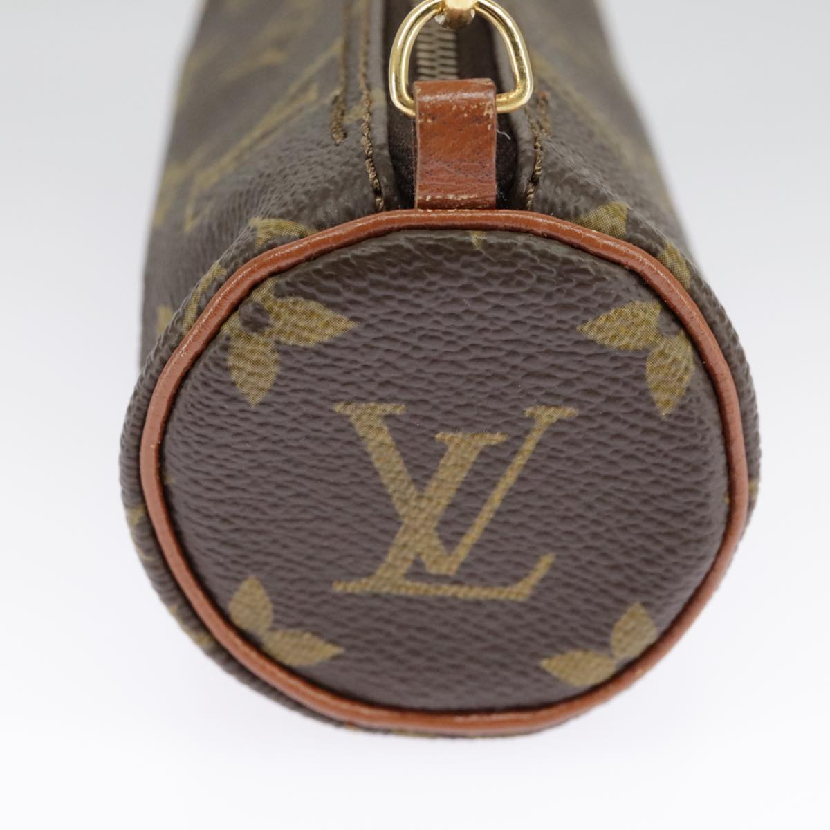 LOUIS VUITTON Monogram Papillon Pouch LV Auth 98394