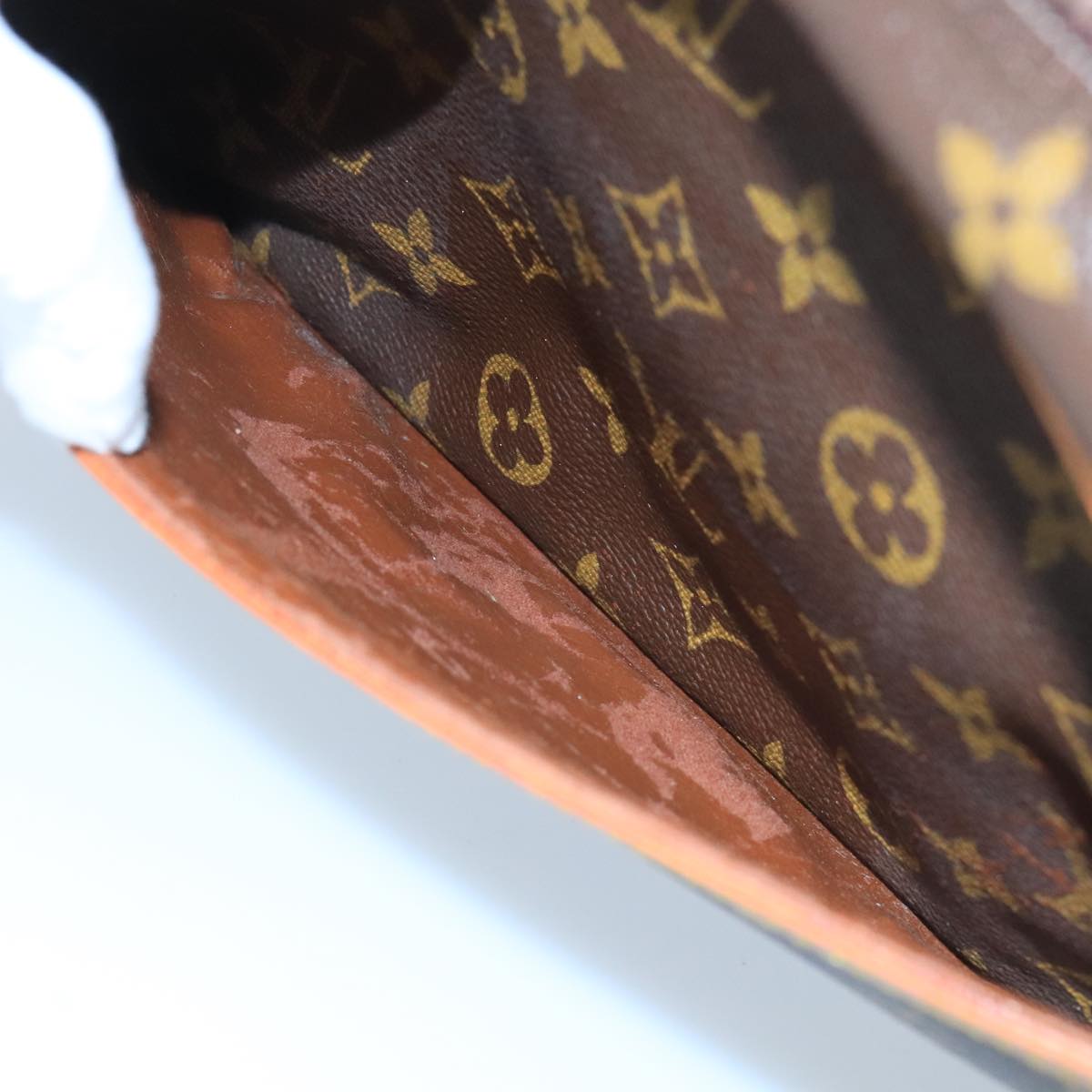 LOUIS VUITTON Monogram Compiegne 28 Clutch Bag M51845 LV Auth 98511