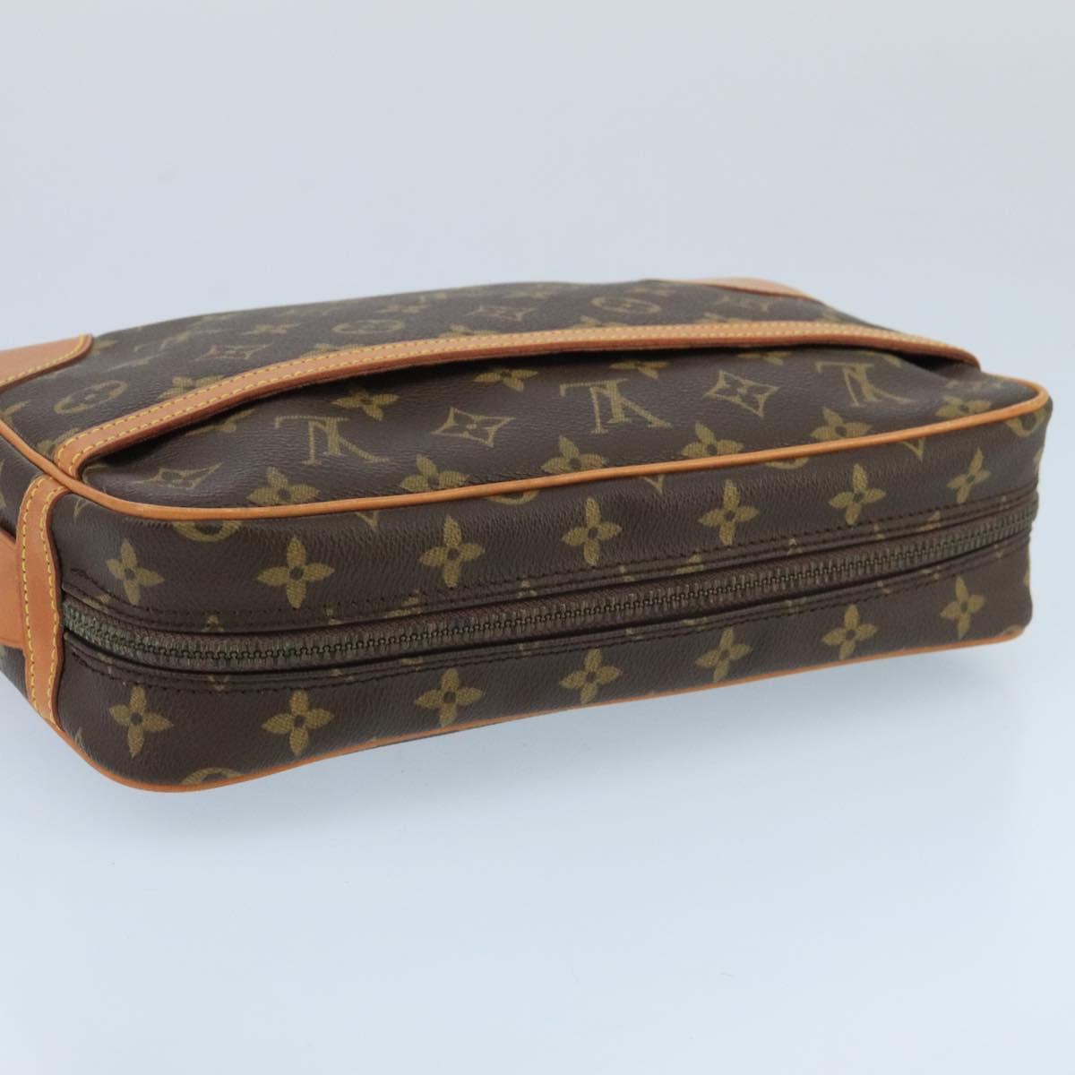 LOUIS VUITTON Monogram Compiegne 28 Clutch Bag M51845 LV Auth 98511