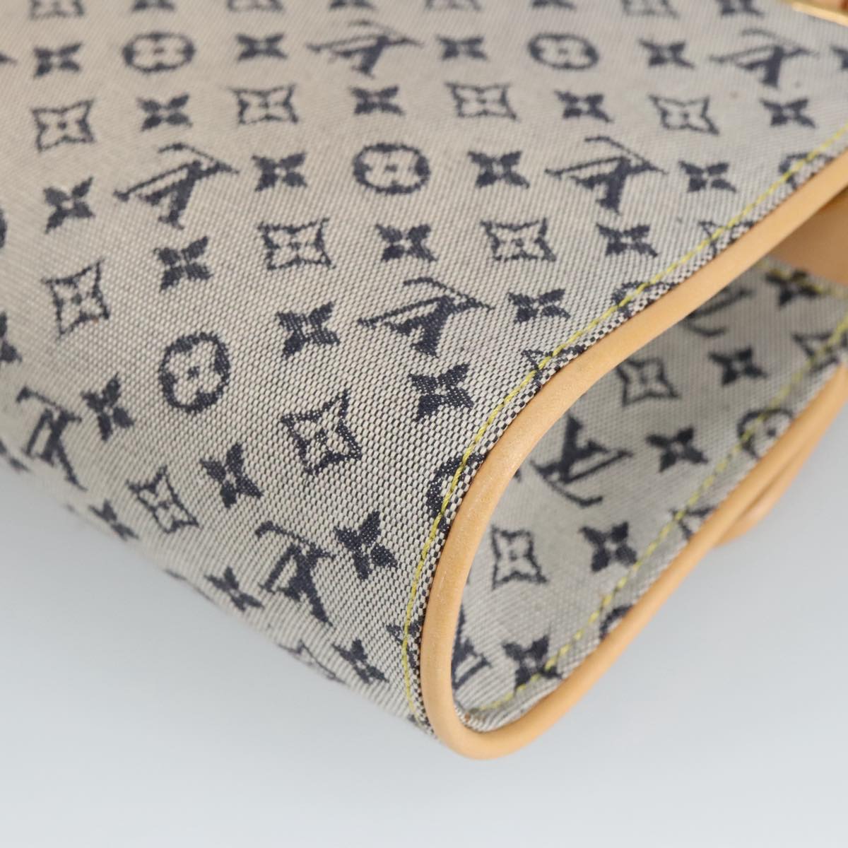 LOUIS VUITTON Monogram Mini Camille Chain Shoulder Bag Blue M92002 Auth 98527SAV