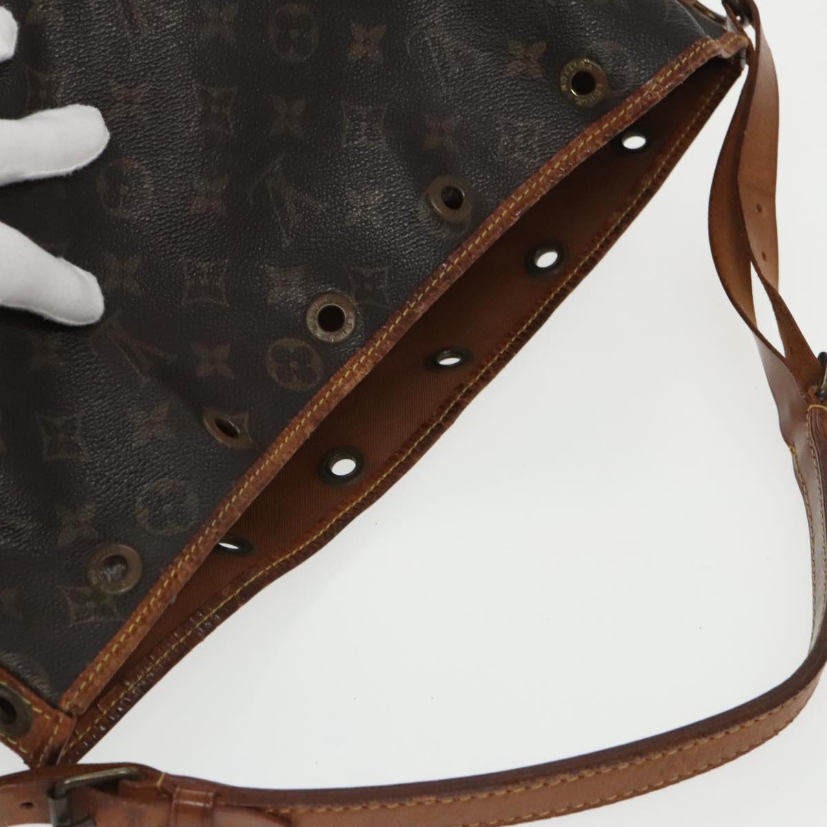 LOUIS VUITTON Monogram Noe Shoulder Bag M42224 LV Auth 98537