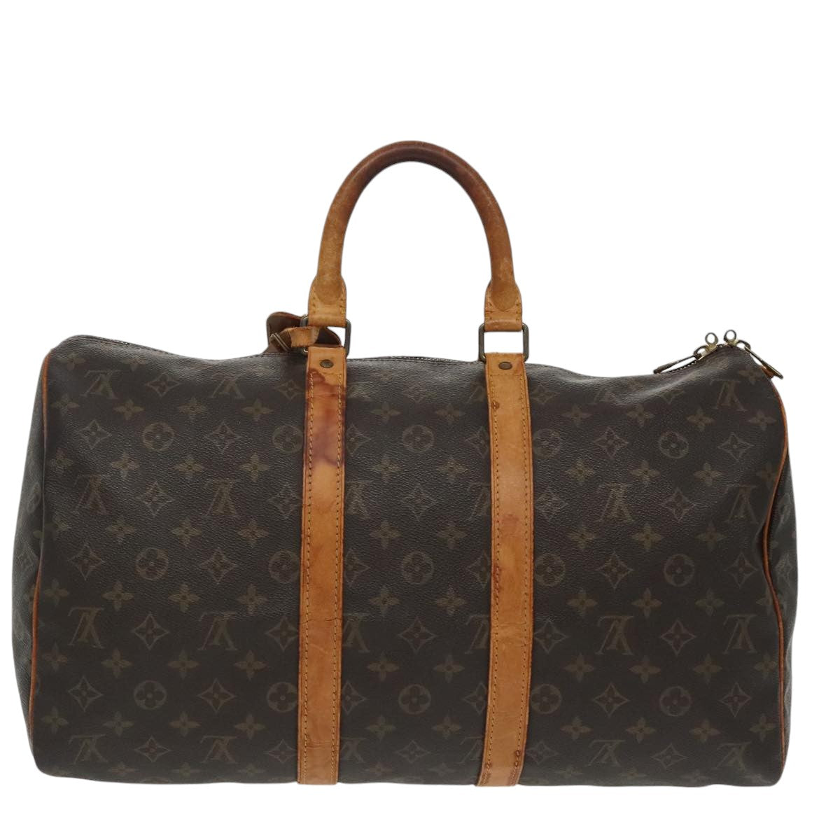 LOUIS VUITTON Monogram Keepall 45 Boston Bag M41428 LV Auth 98538