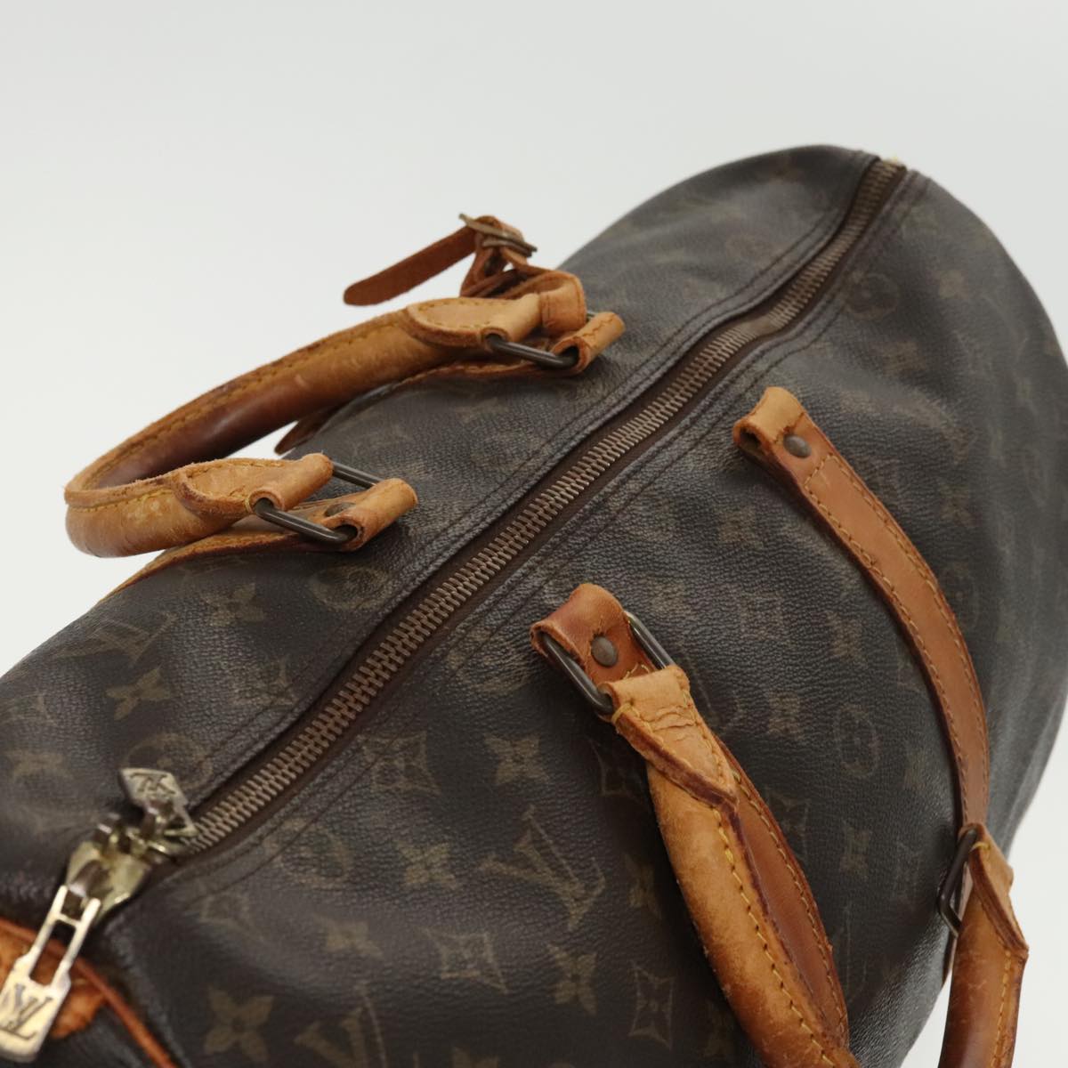 LOUIS VUITTON Monogram Keepall 45 Boston Bag M41428 LV Auth 98538