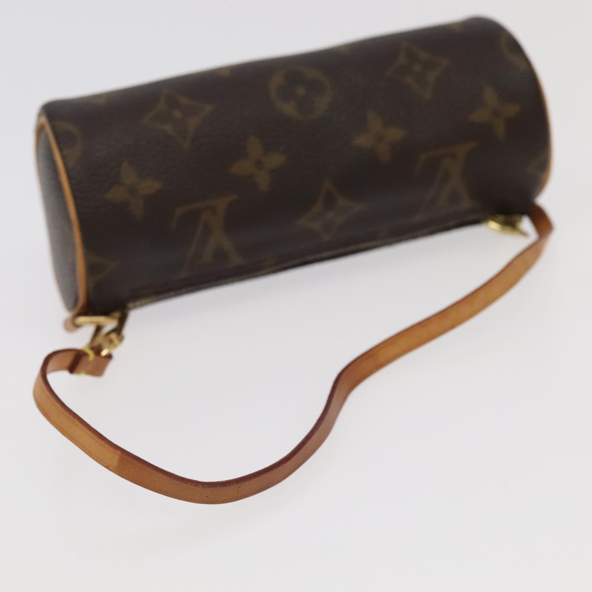 LOUIS VUITTON Monogram Papillon Pouch LV Auth 98546