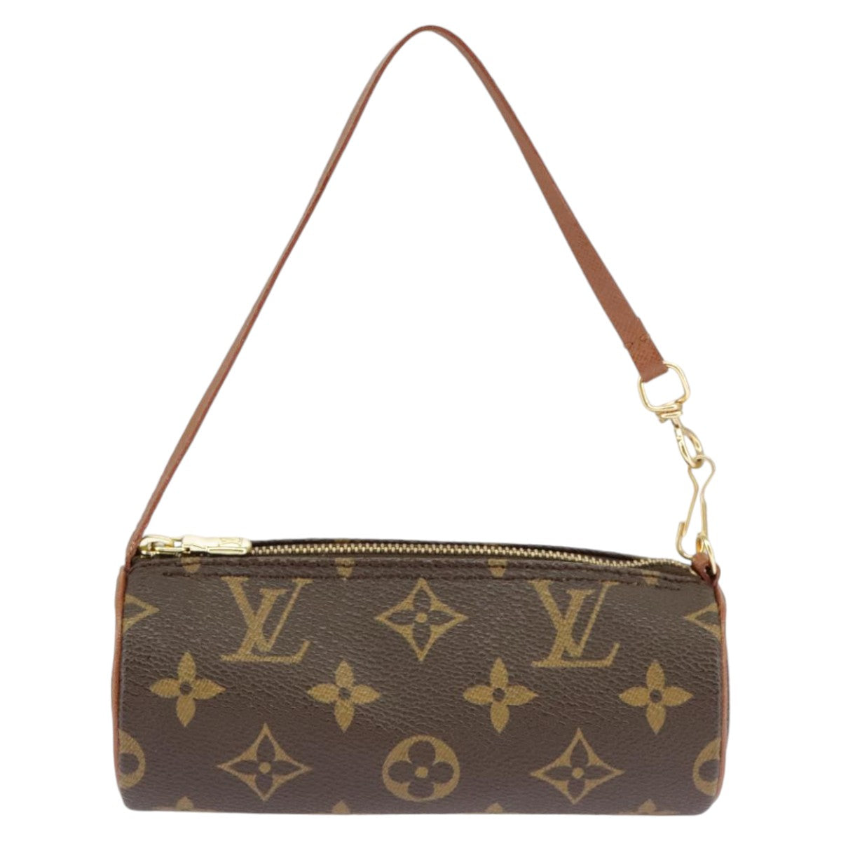 LOUIS VUITTON Monogram Papillon Pouch LV Auth 98549