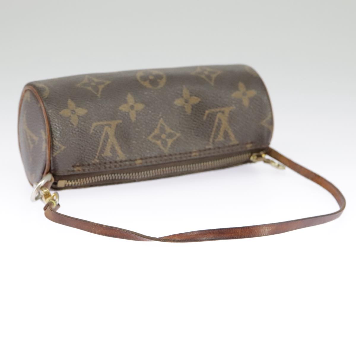 LOUIS VUITTON Monogram Papillon Pouch LV Auth 98551