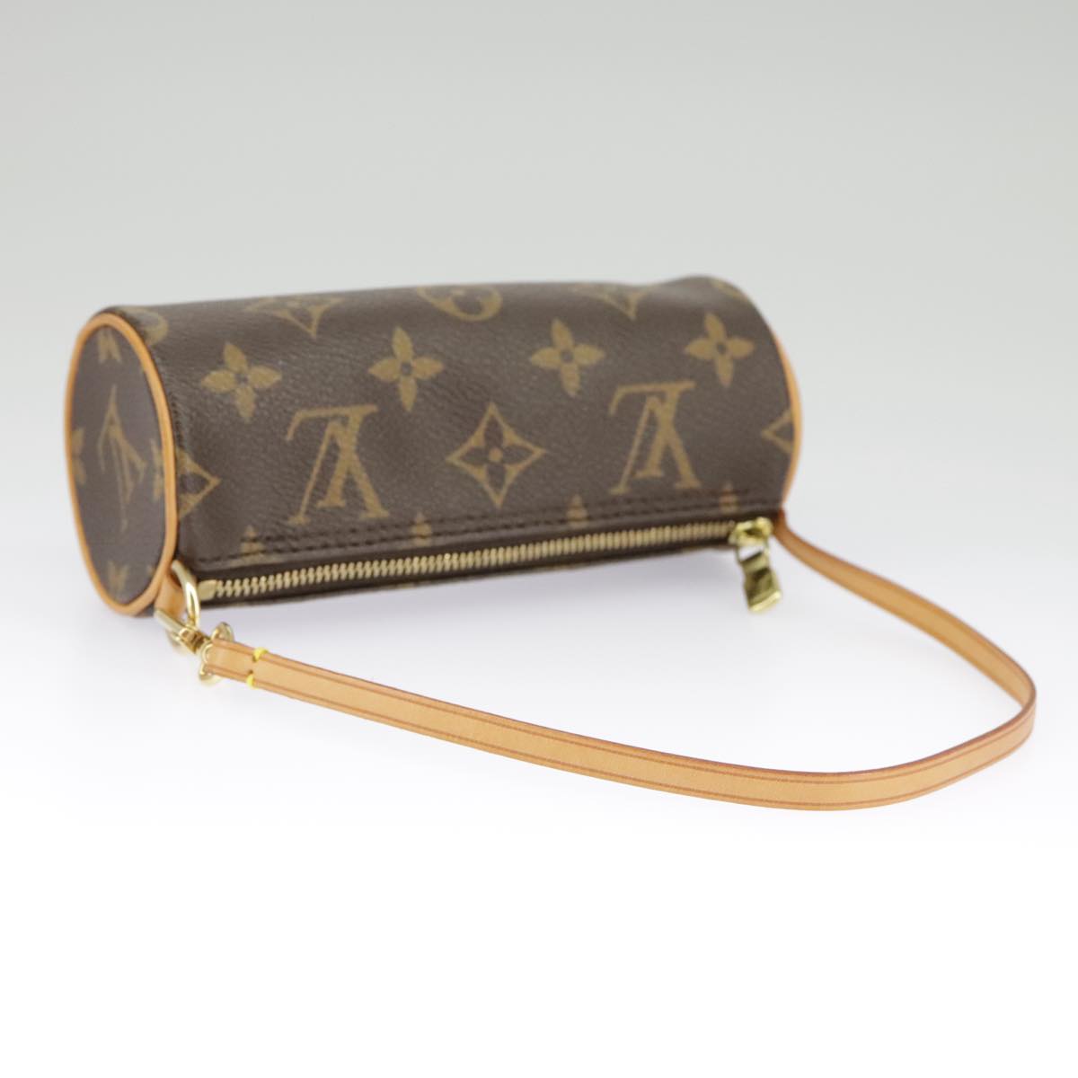 LOUIS VUITTON Monogram Papillon Pouch LV Auth 98553