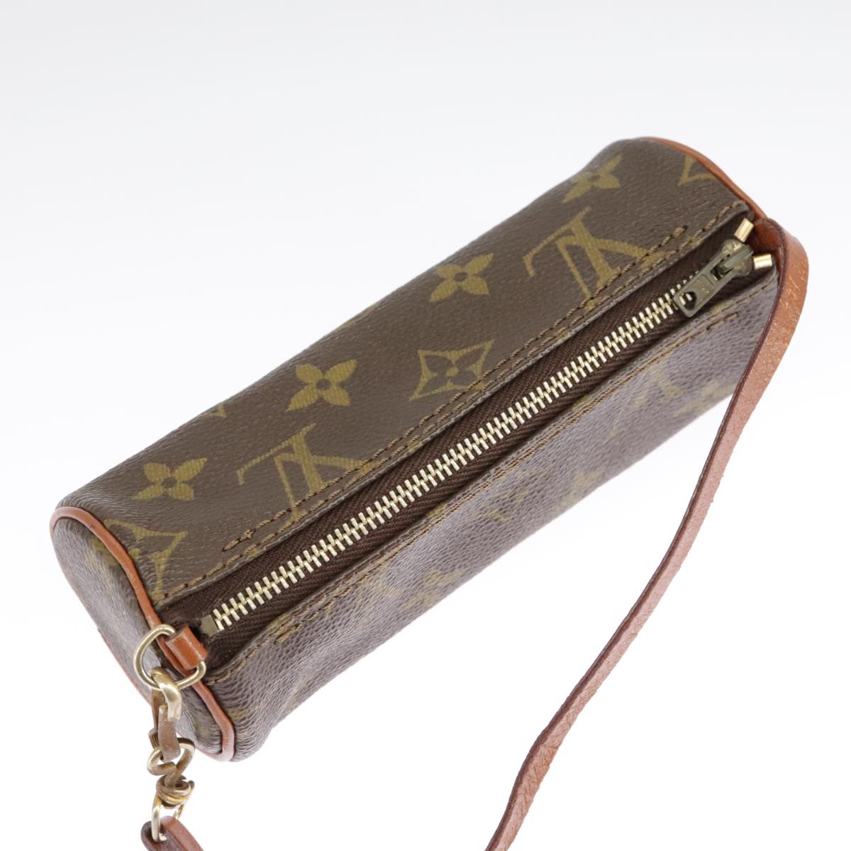 LOUIS VUITTON Monogram Papillon Pouch LV Auth 98554