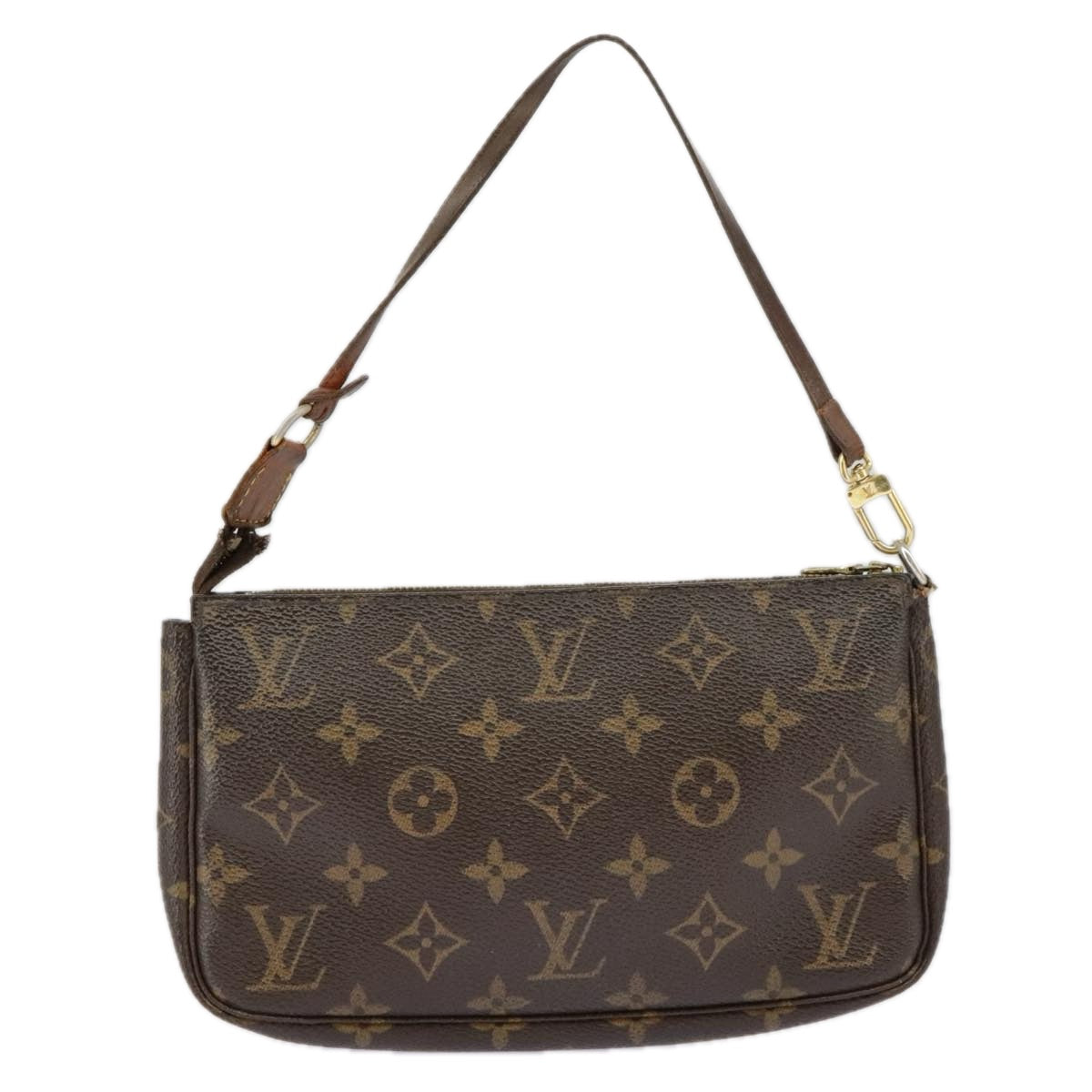 LOUIS VUITTON Monogram Pochette Accessoires Pouch M51980 LV Auth 98555