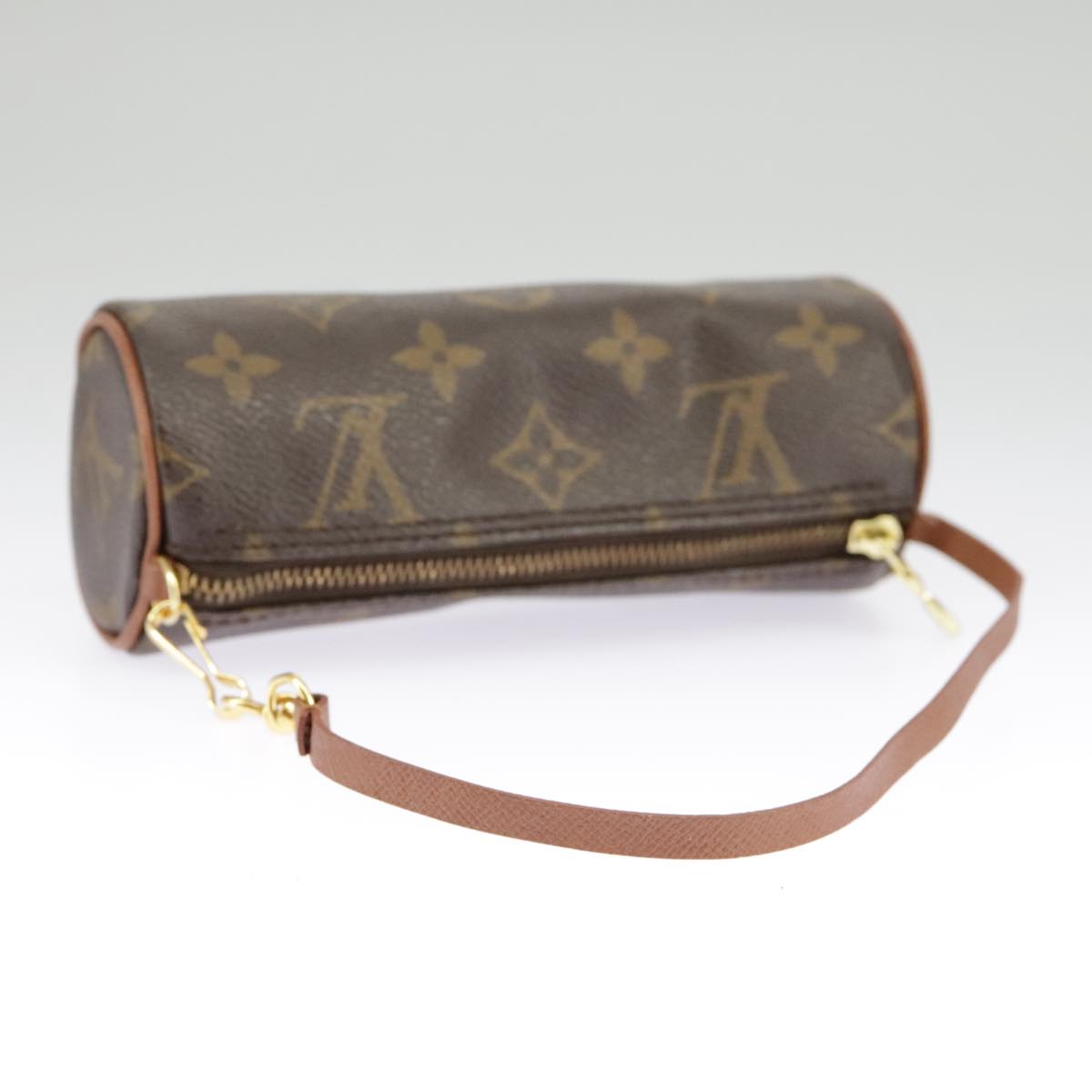 LOUIS VUITTON Monogram Papillon Pouch LV Auth 98557