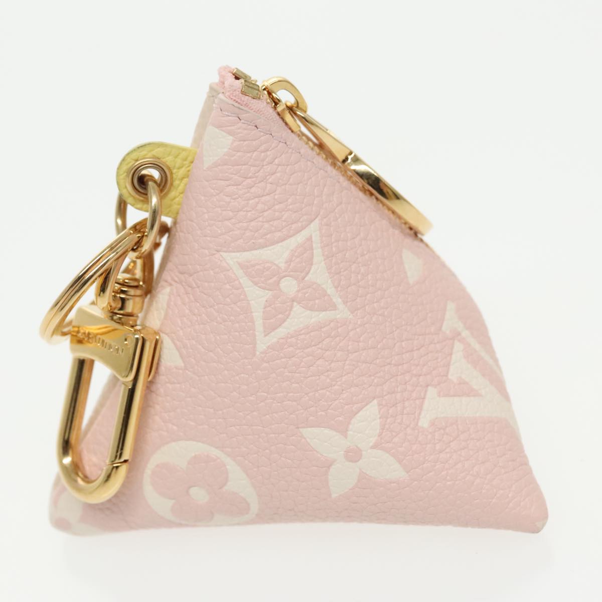 LOUIS VUITTON Monogram Empreinte Berlango Pouch Pink M00669 LV Auth 98558