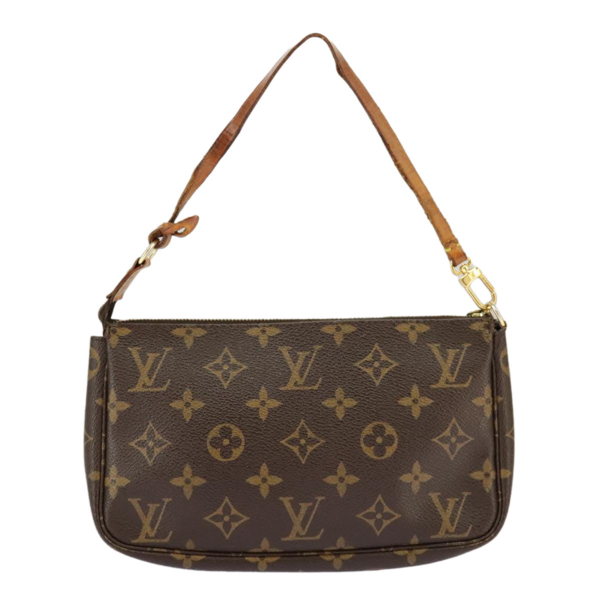 LOUIS VUITTON Monogram Pochette Accessoires Pouch M51980 LV Auth 98571