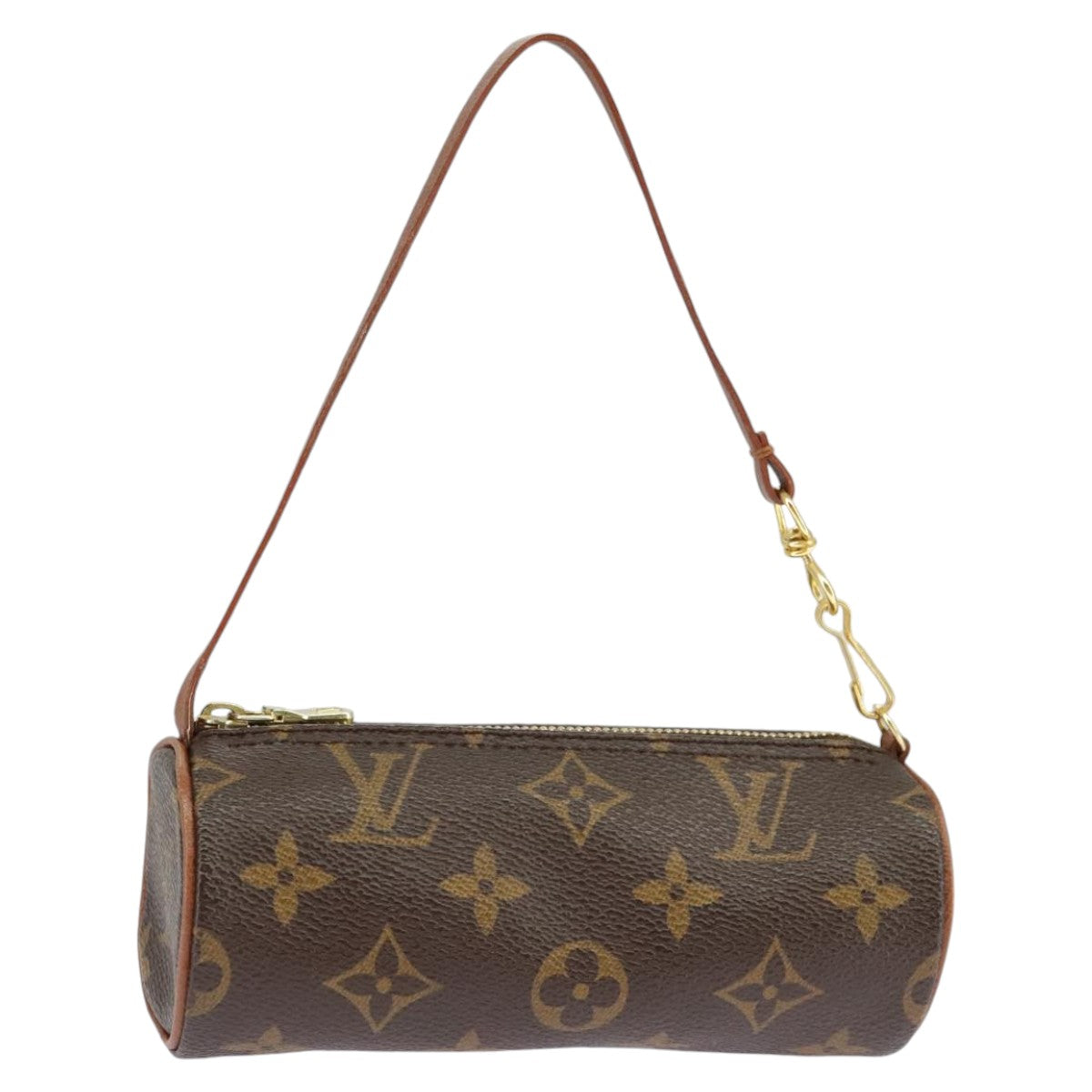 LOUIS VUITTON Monogram Papillon Pouch LV Auth 98584