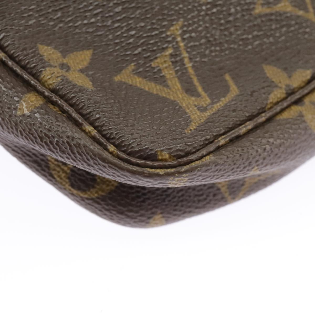 LOUIS VUITTON Monogram Pochette Accessoires Pouch M51980 LV Auth 98587