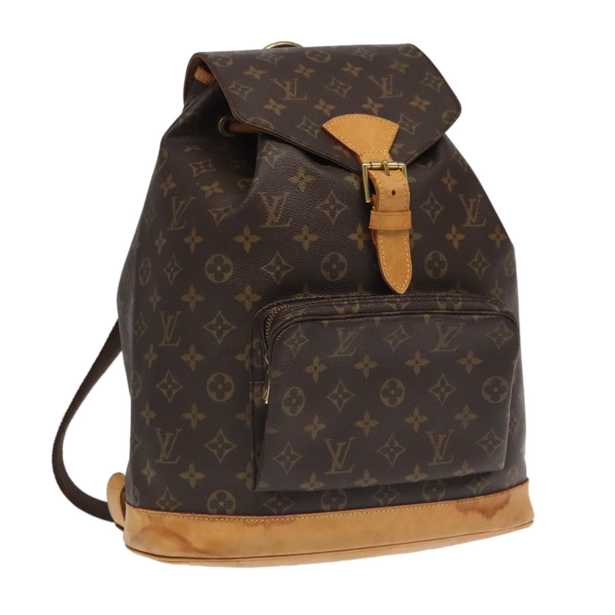 LOUIS VUITTON Monogram Montsouris GM Backpack M51135 LV Auth 98612