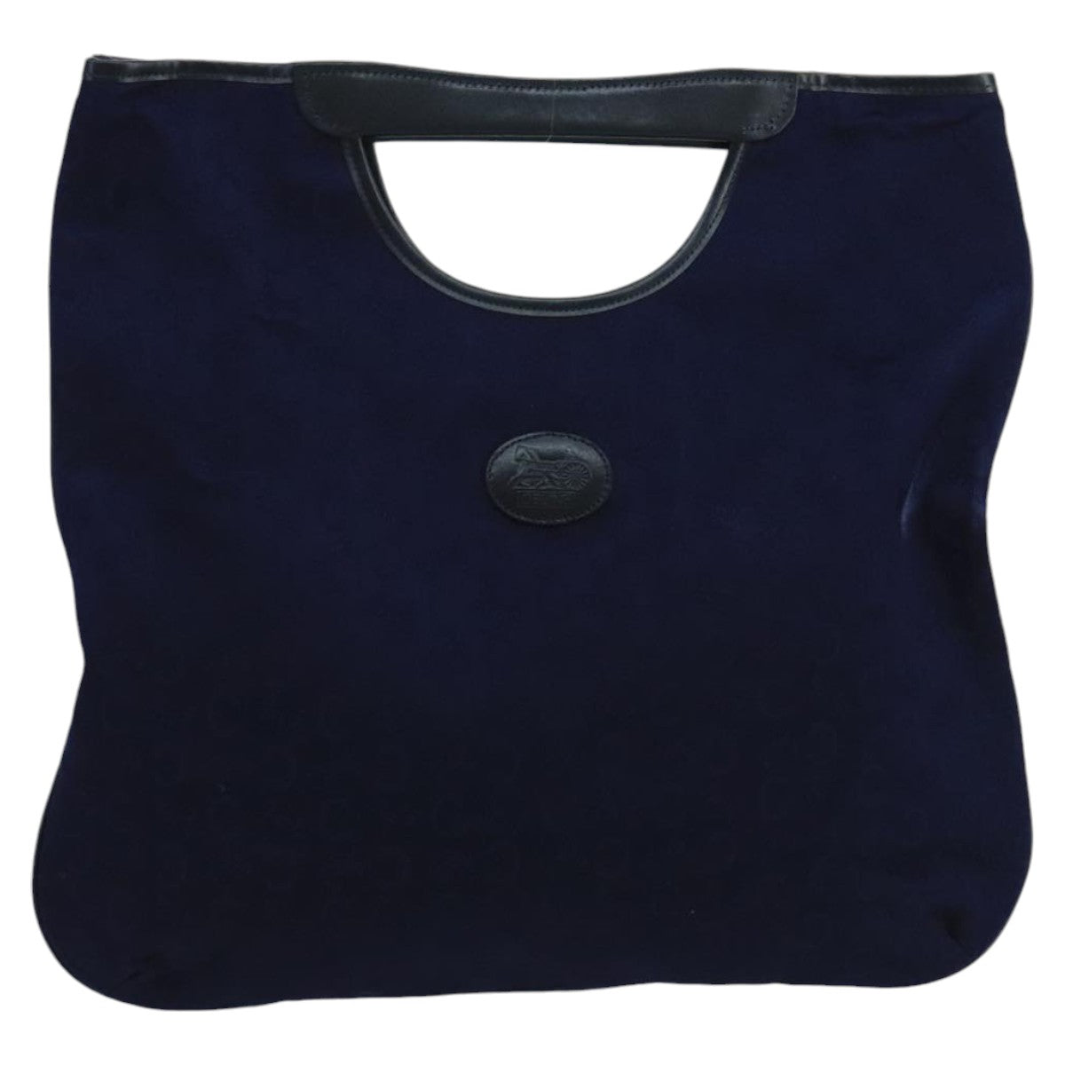 CELINE C Macadam Canvas Noevir Collaboration Hand Bag Navy Auth 98622