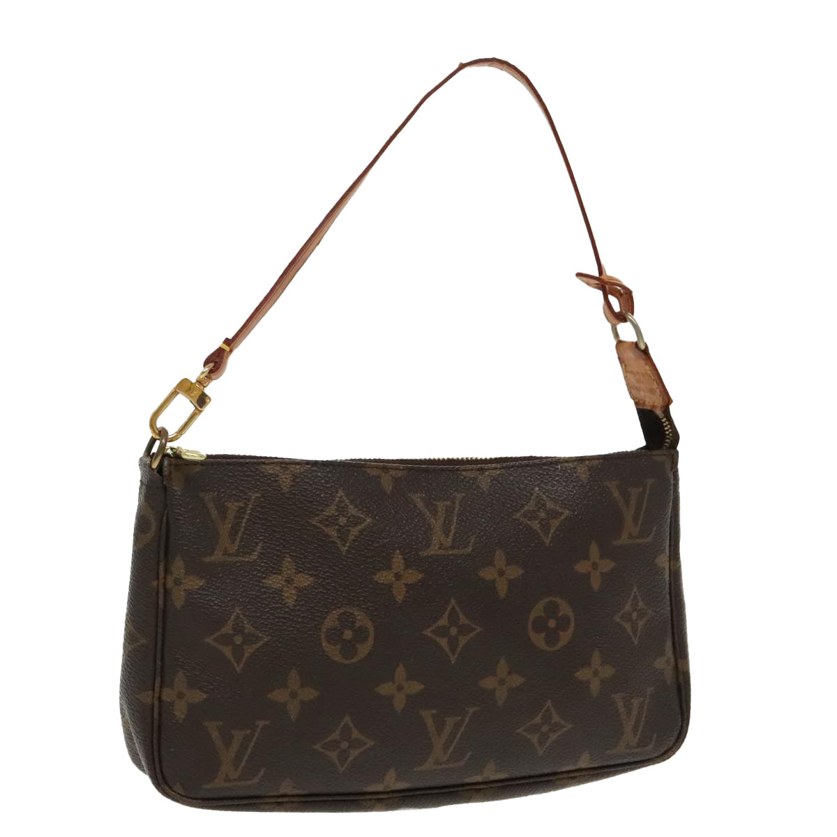 LOUIS VUITTON Monogram Pochette Accessoires Pouch M51980 LV Auth 98644