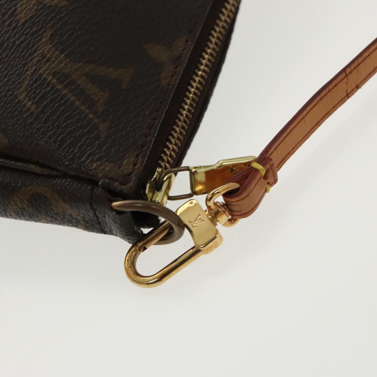 LOUIS VUITTON Monogram Pochette Accessoires Pouch M51980 LV Auth 98644