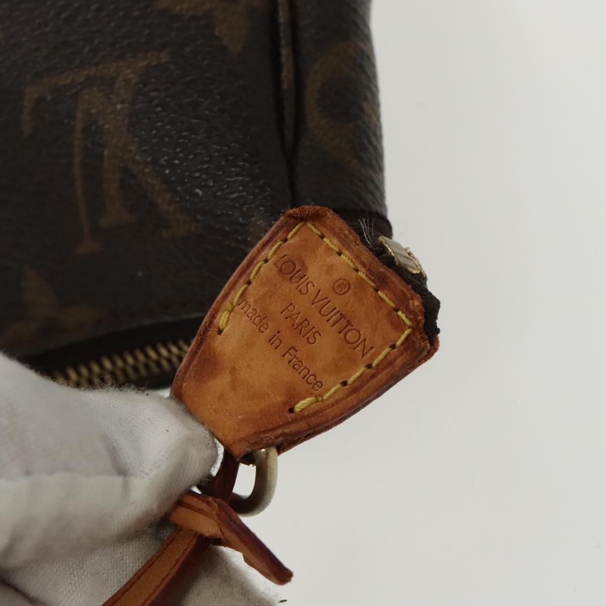 LOUIS VUITTON Monogram Pochette Accessoires Pouch M51980 LV Auth 98644