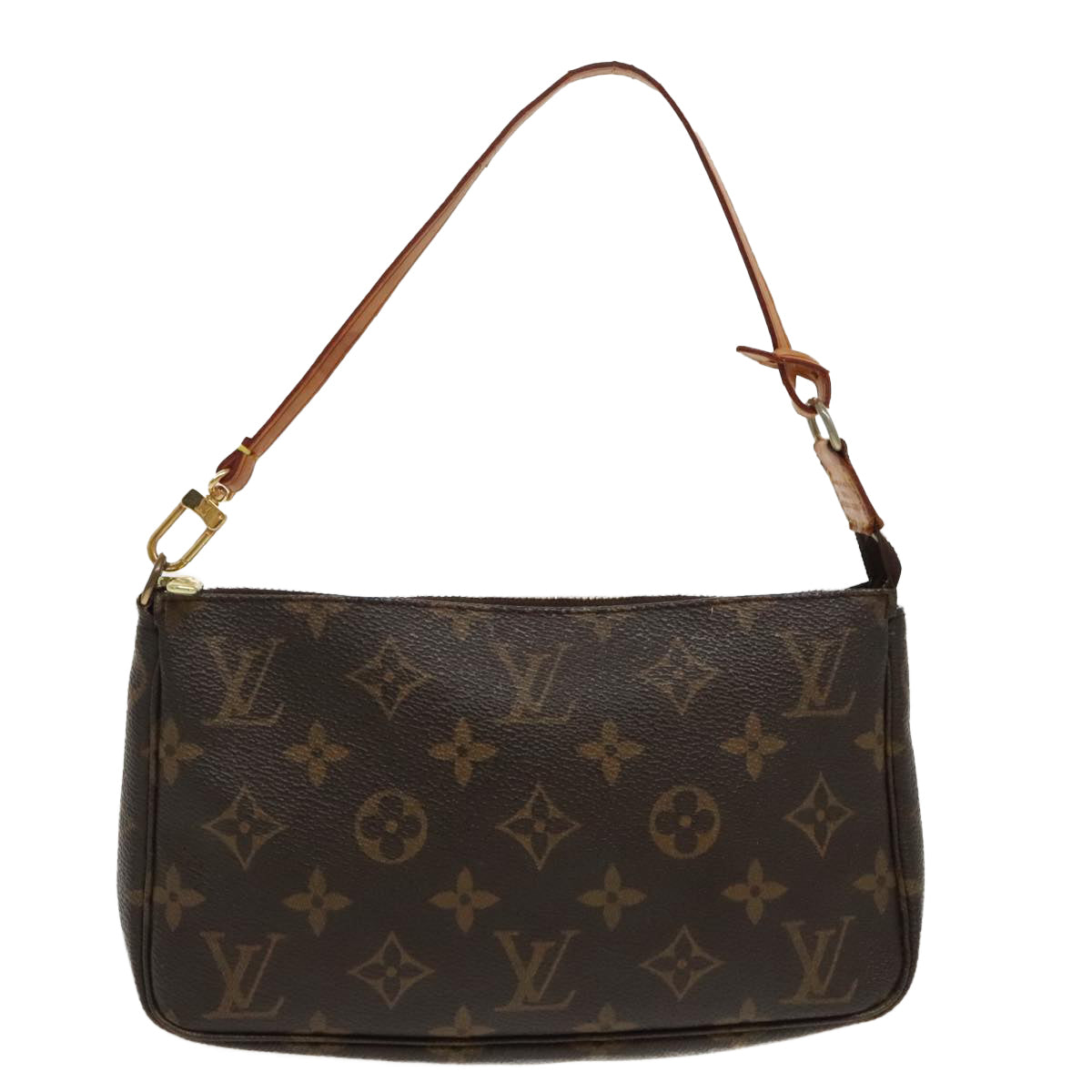 LOUIS VUITTON Monogram Pochette Accessoires Pouch M51980 LV Auth 98644