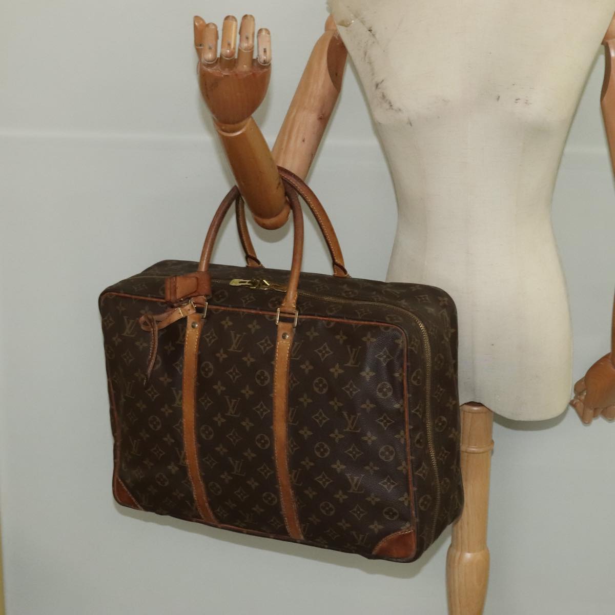 LOUIS VUITTON Monogram Sirius 45 Boston Bag M41408 LV Auth 98657