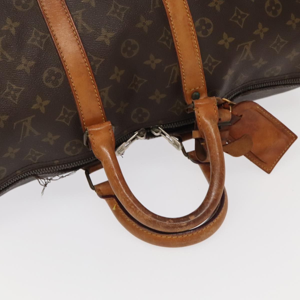 LOUIS VUITTON Monogram Keepall Bandouliere 45 Boston Bag M41418 LV Auth 98658