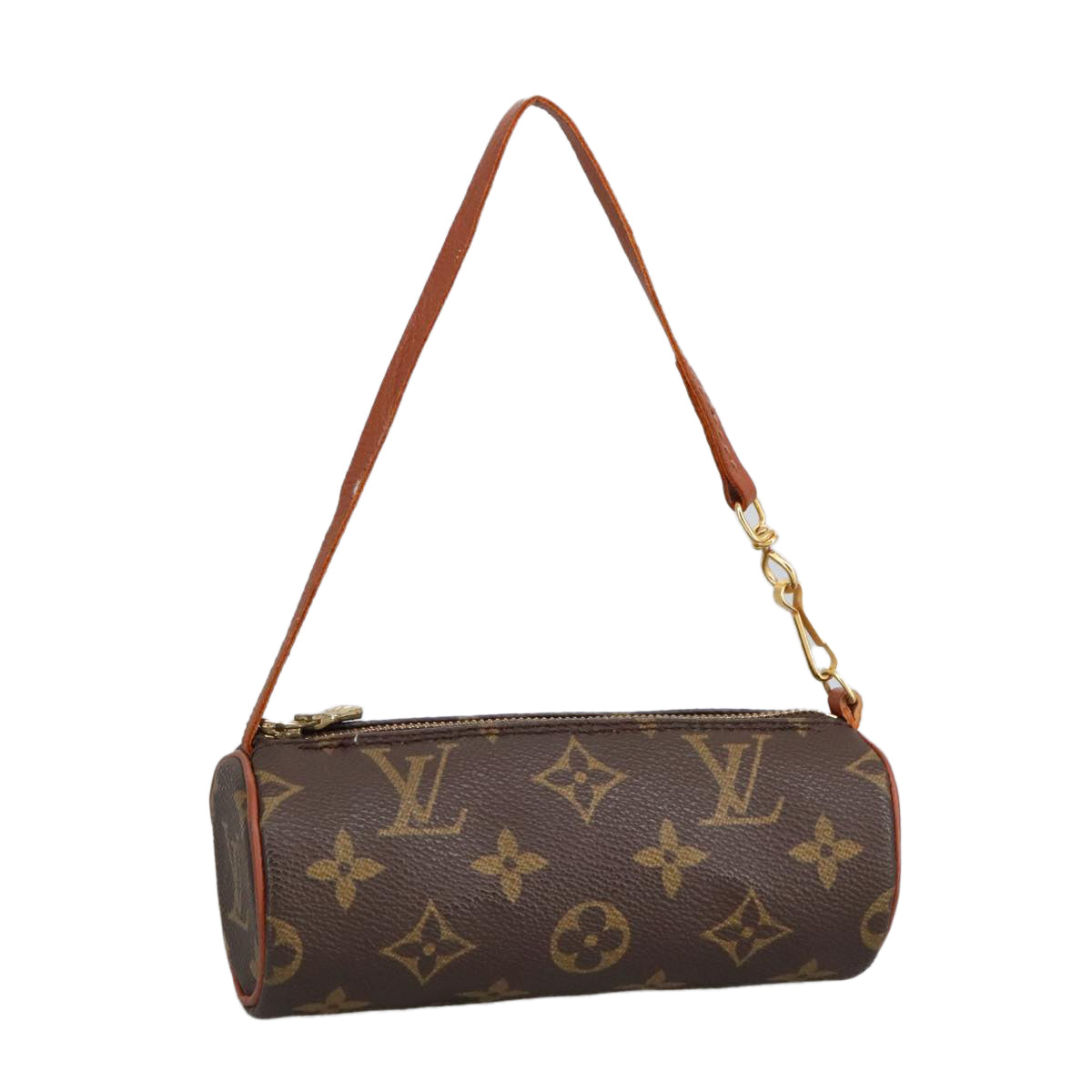 LOUIS VUITTON Monogram Papillon Pouch LV Auth 98703