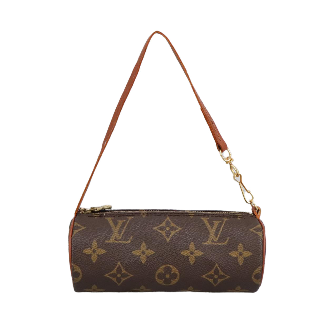 LOUIS VUITTON Monogram Papillon Pouch LV Auth 98703