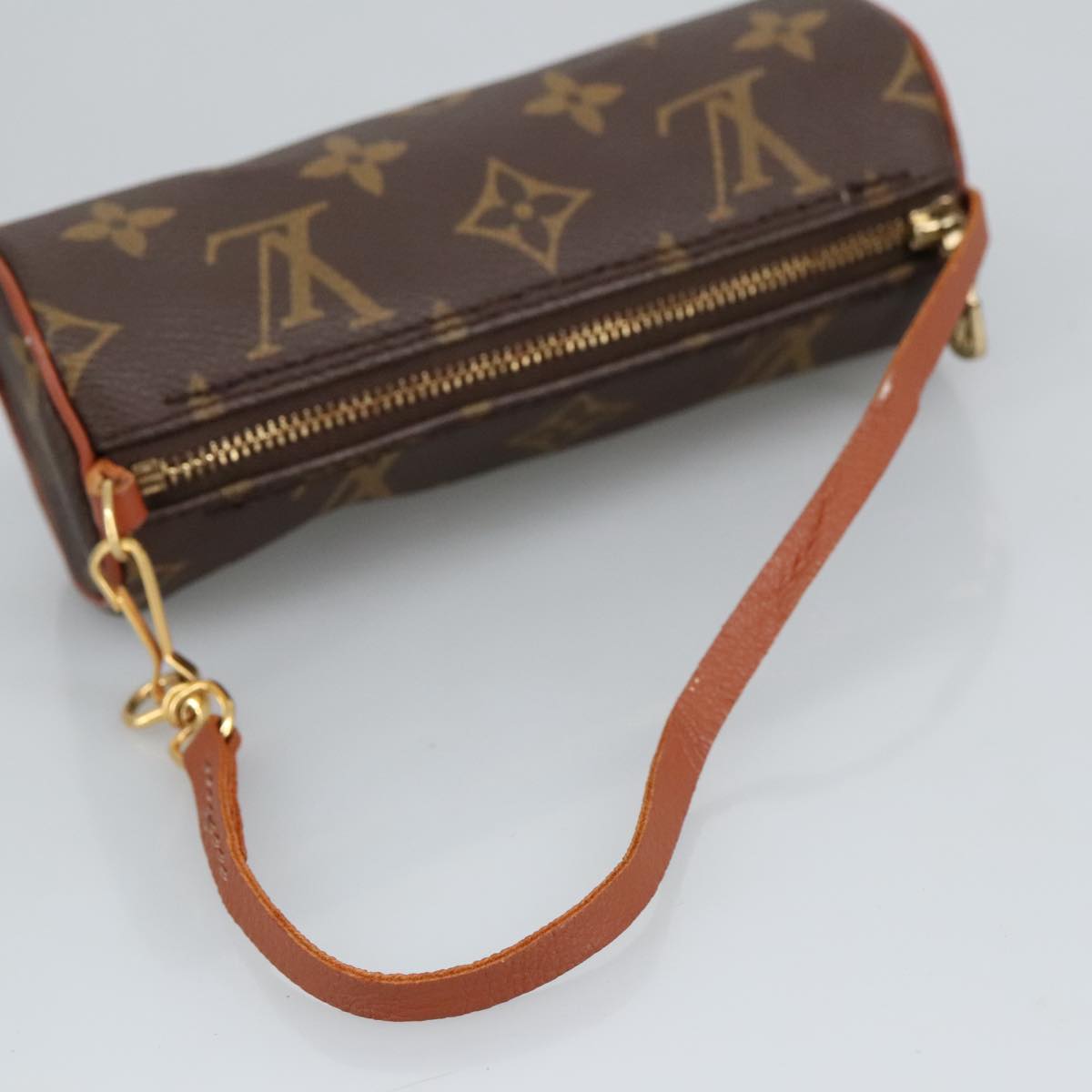 LOUIS VUITTON Monogram Papillon Pouch LV Auth 98703