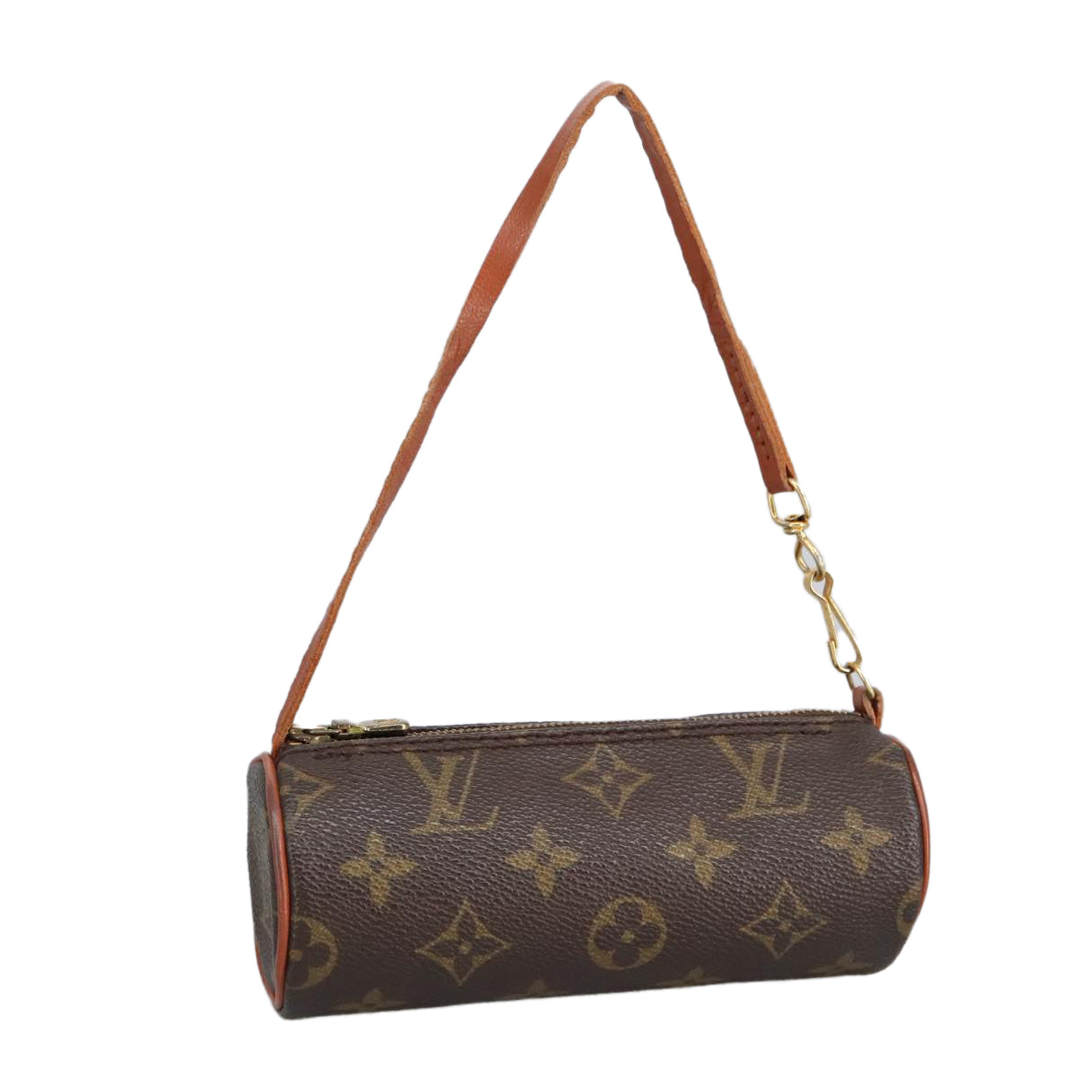 LOUIS VUITTON Monogram Papillon Pouch LV Auth 98719