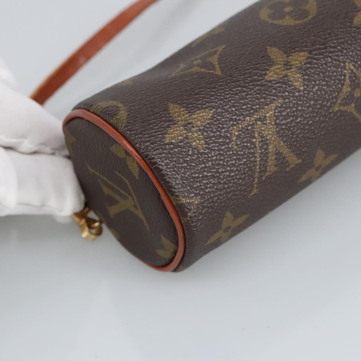 LOUIS VUITTON Monogram Papillon Pouch LV Auth 98719