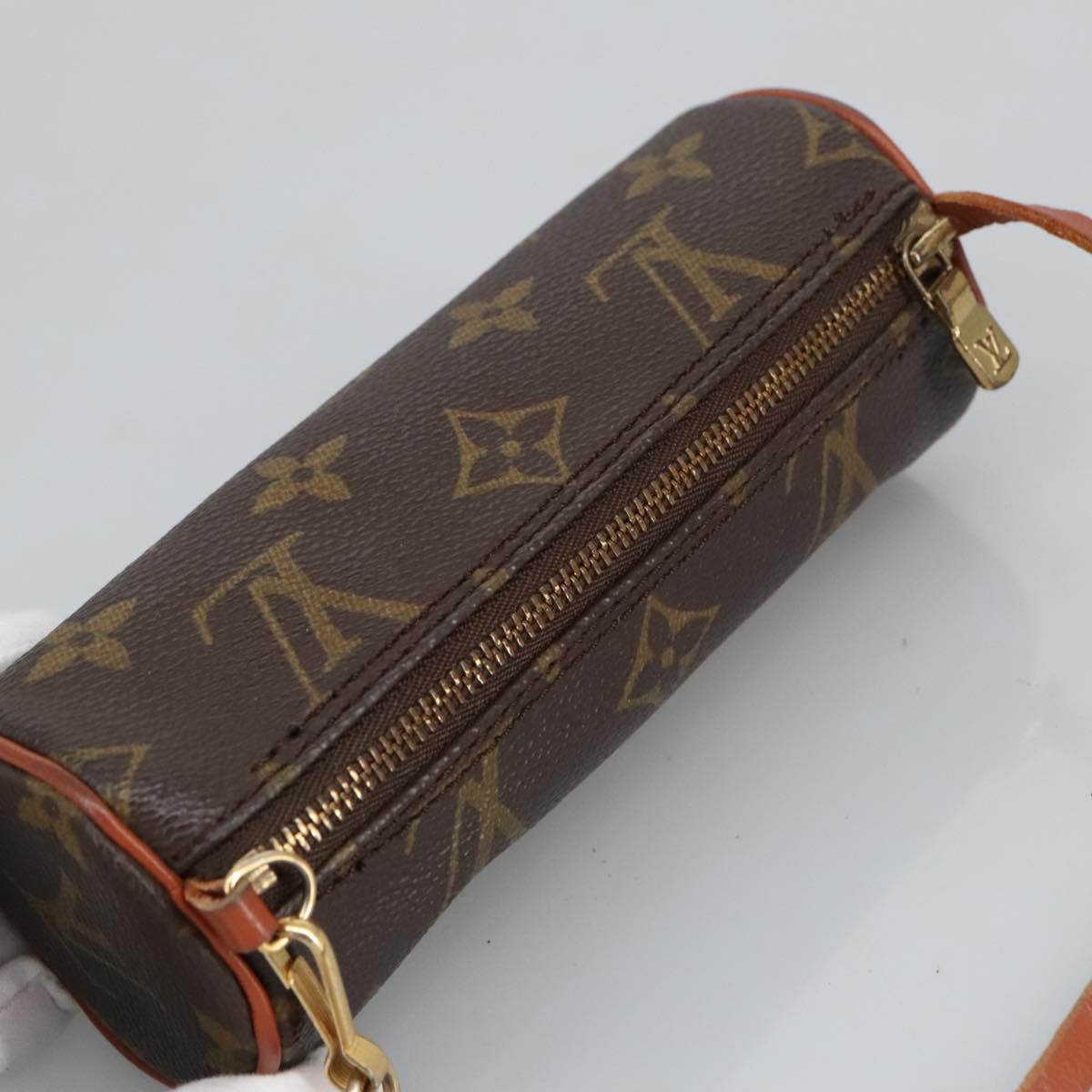 LOUIS VUITTON Monogram Papillon Pouch LV Auth 98719