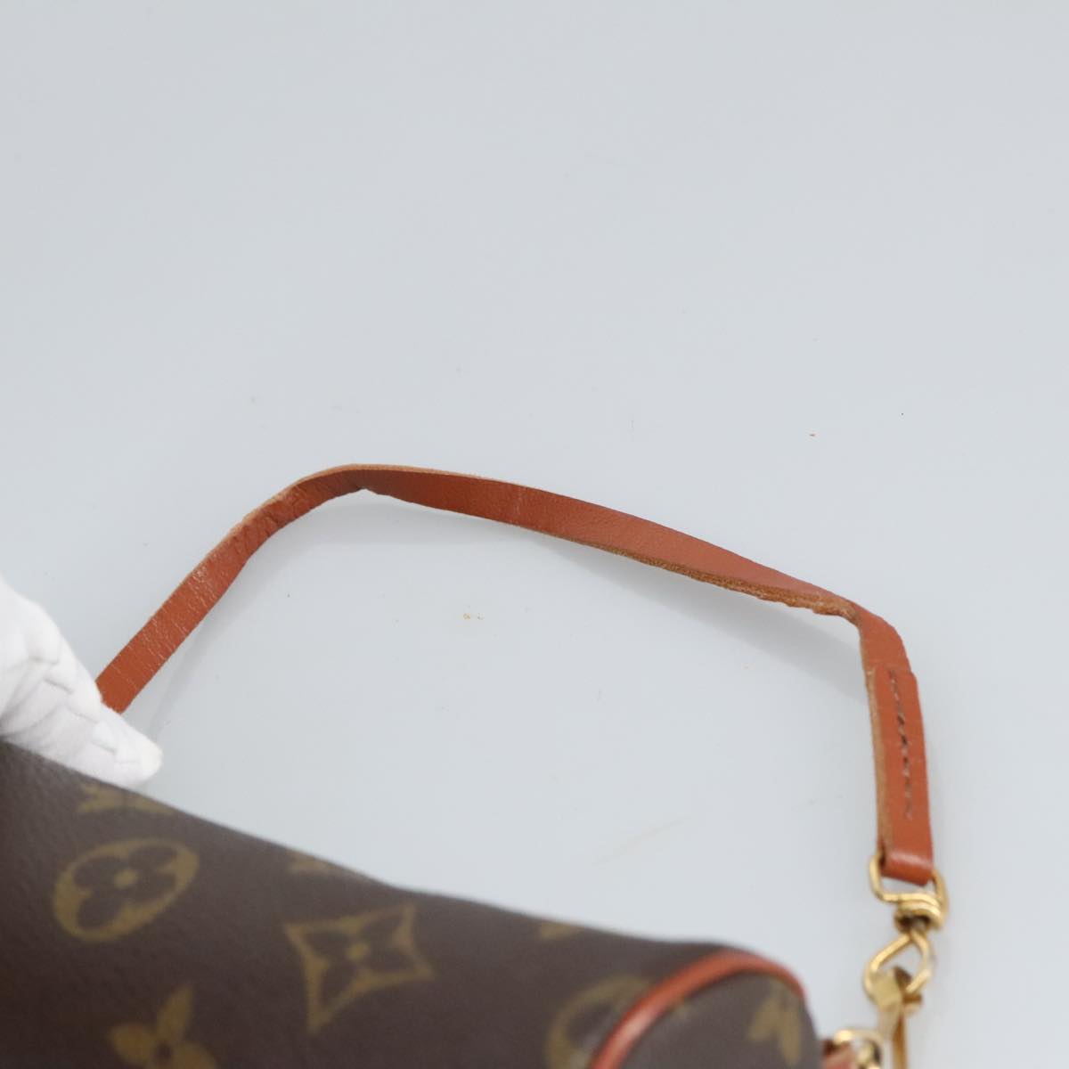 LOUIS VUITTON Monogram Papillon Pouch LV Auth 98719