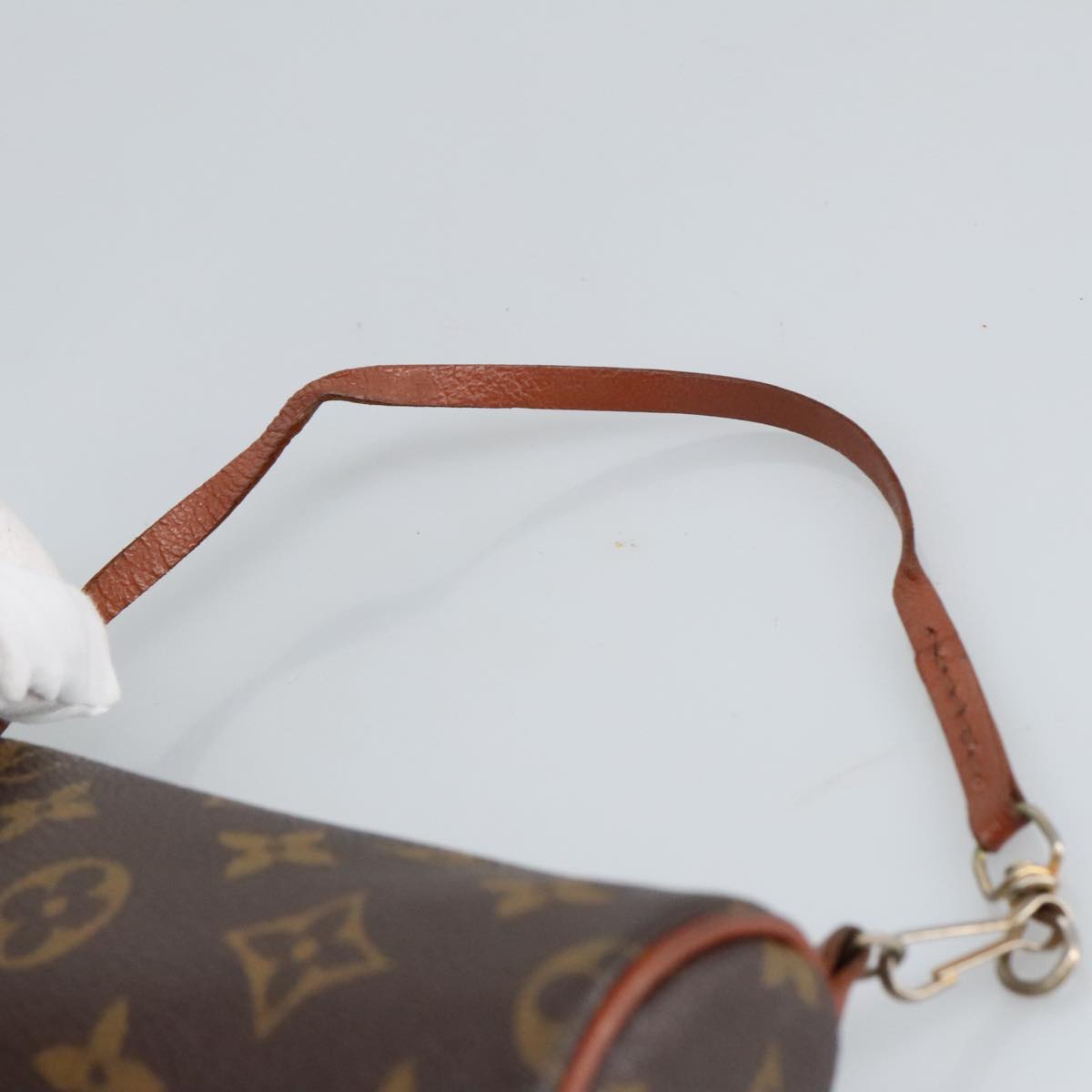 LOUIS VUITTON Monogram Papillon Pouch LV Auth 98730