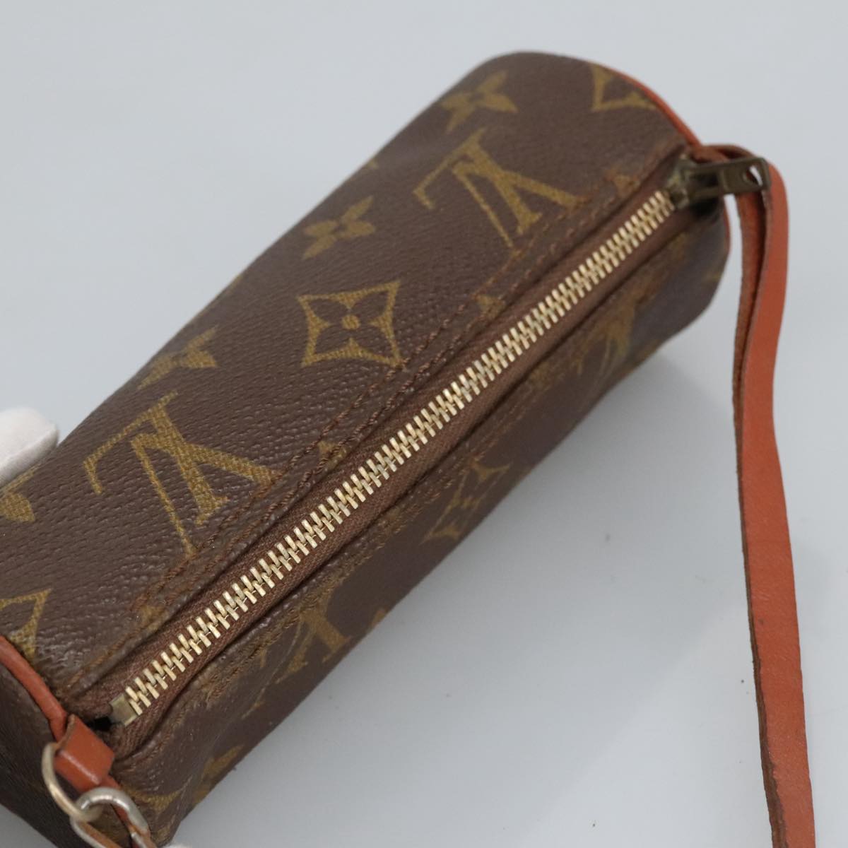 LOUIS VUITTON Monogram Papillon Pouch LV Auth 98756