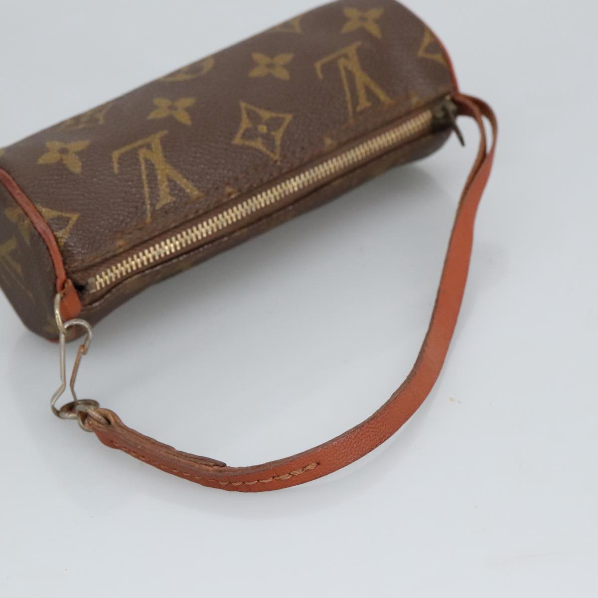 LOUIS VUITTON Monogram Papillon Pouch LV Auth 98756