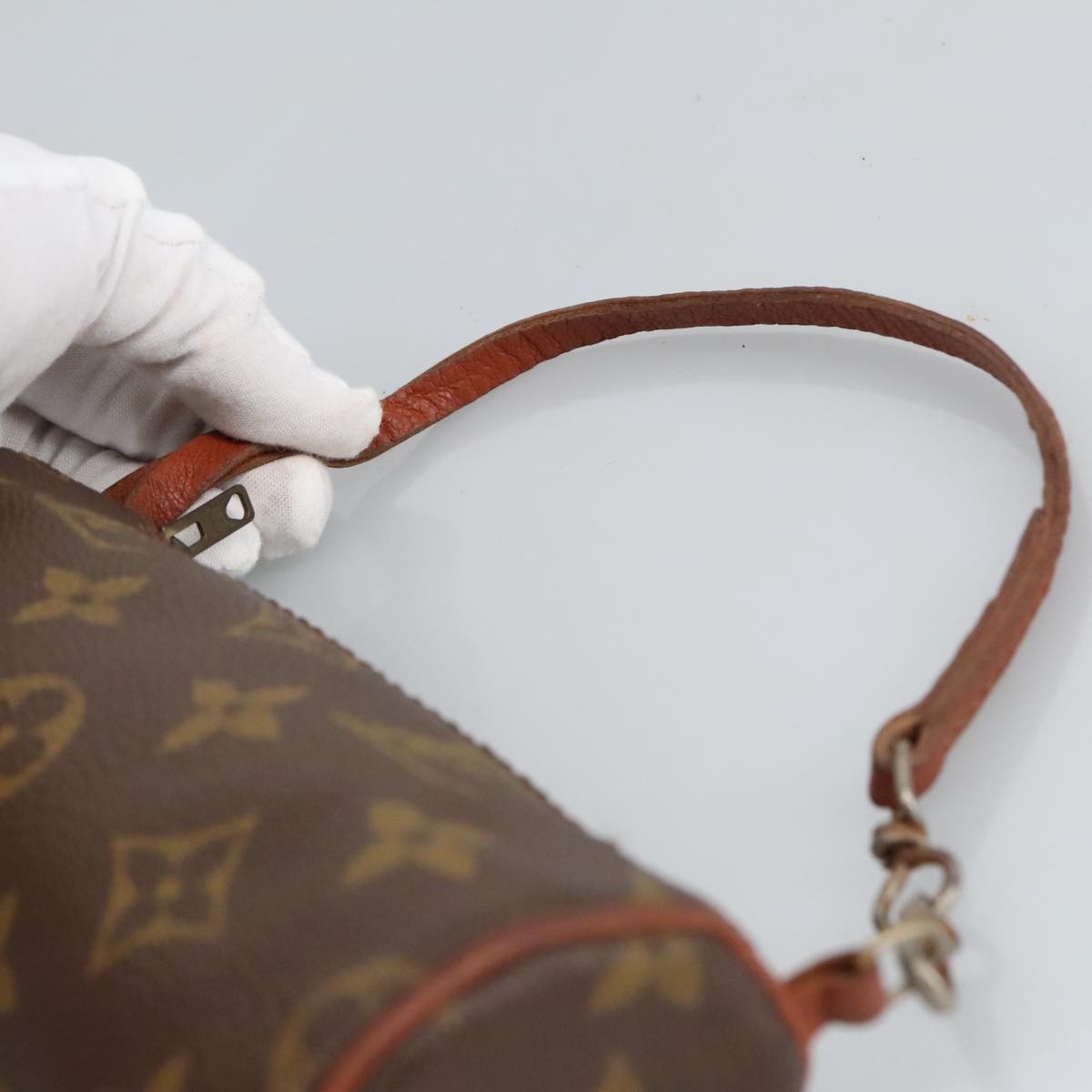 LOUIS VUITTON Monogram Papillon Pouch LV Auth 98756