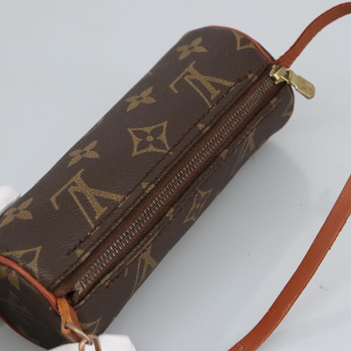 LOUIS VUITTON Monogram Papillon Pouch LV Auth 98758